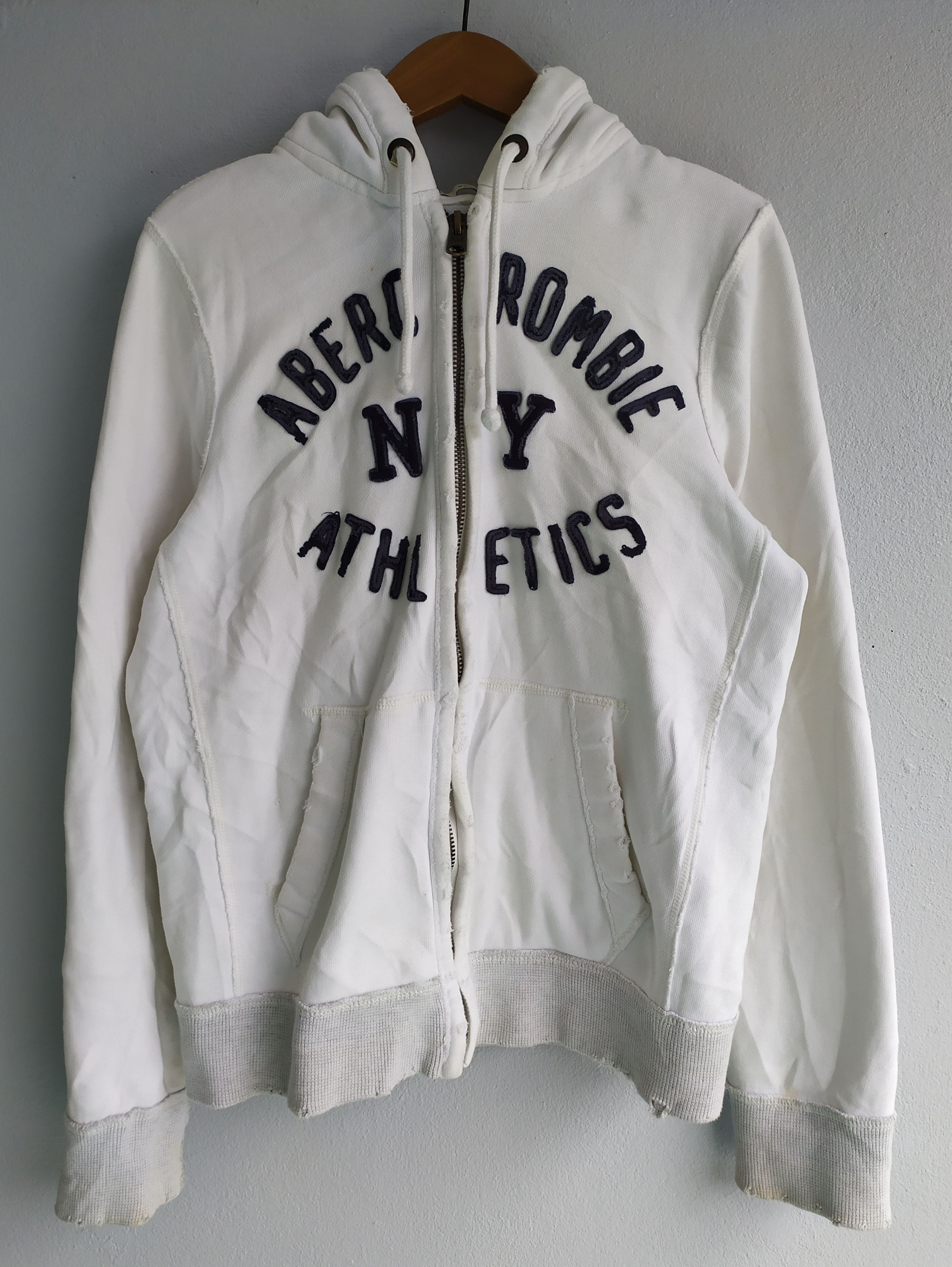 Abercrombie & Fitch × Vintage Vintage Abercrombie & Fitch Hoodie Sweater New York Size US M / EU 48-50 / 2 - 1 Thumbnail
