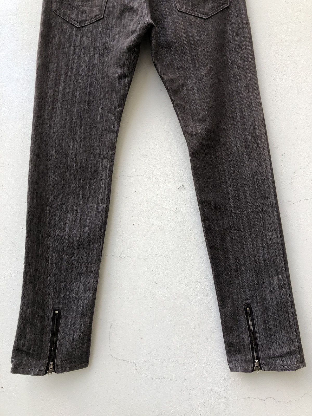 Vintage RICO Japan riri Zipper Brown Striped HBT Pant Size US 30 / EU 46 - 12 Thumbnail