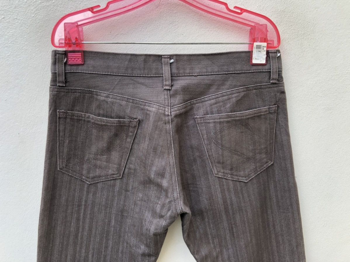 Vintage RICO Japan riri Zipper Brown Striped HBT Pant Size US 30 / EU 46 - 10 Thumbnail
