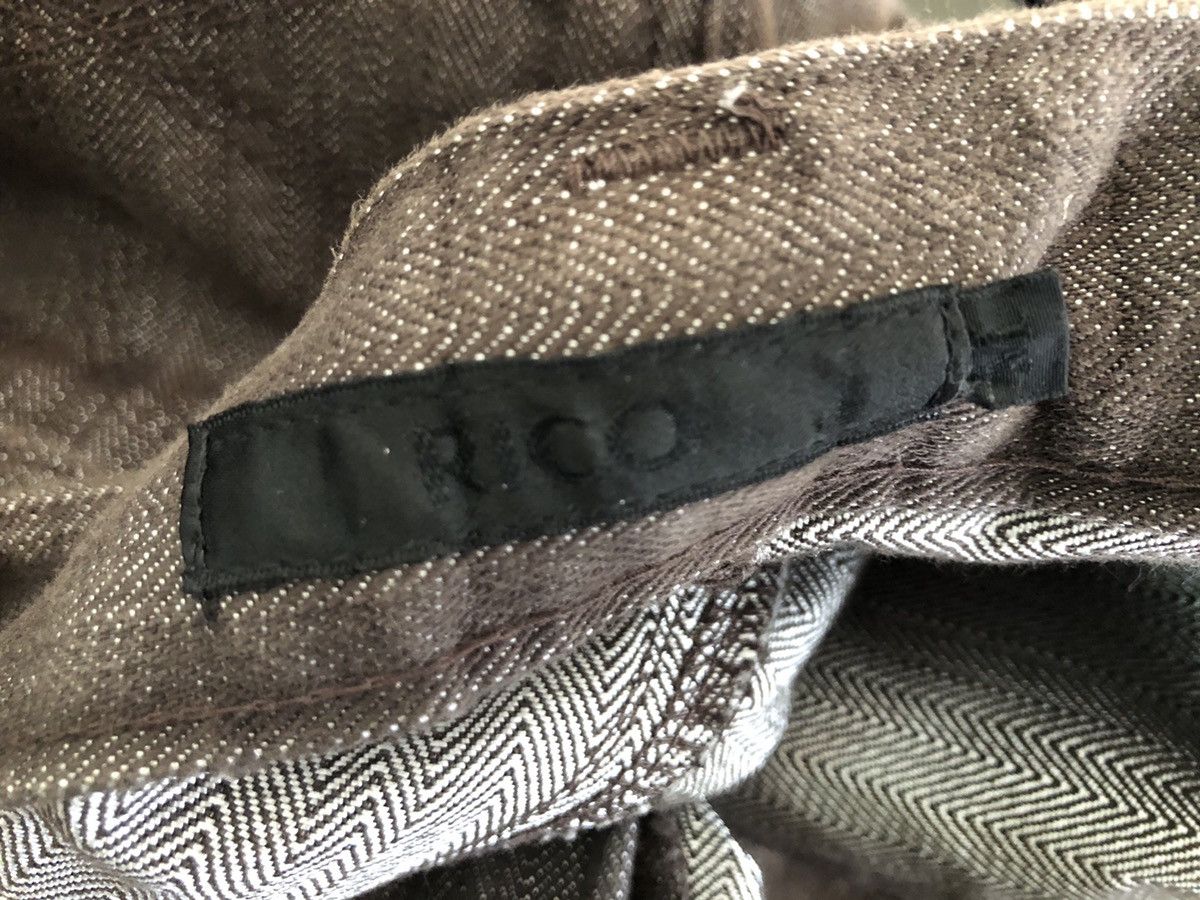 Vintage RICO Japan riri Zipper Brown Striped HBT Pant Size US 30 / EU 46 - 15 Thumbnail