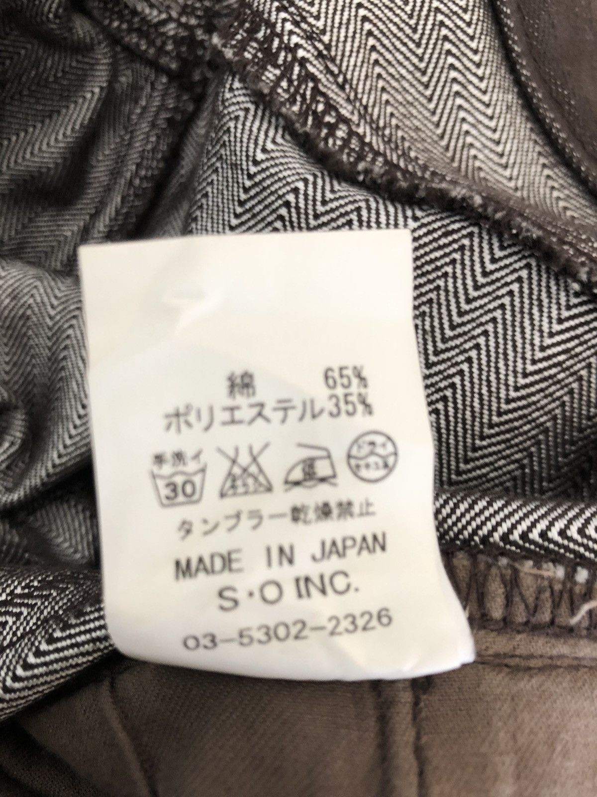 Vintage RICO Japan riri Zipper Brown Striped HBT Pant Size US 30 / EU 46 - 17 Thumbnail