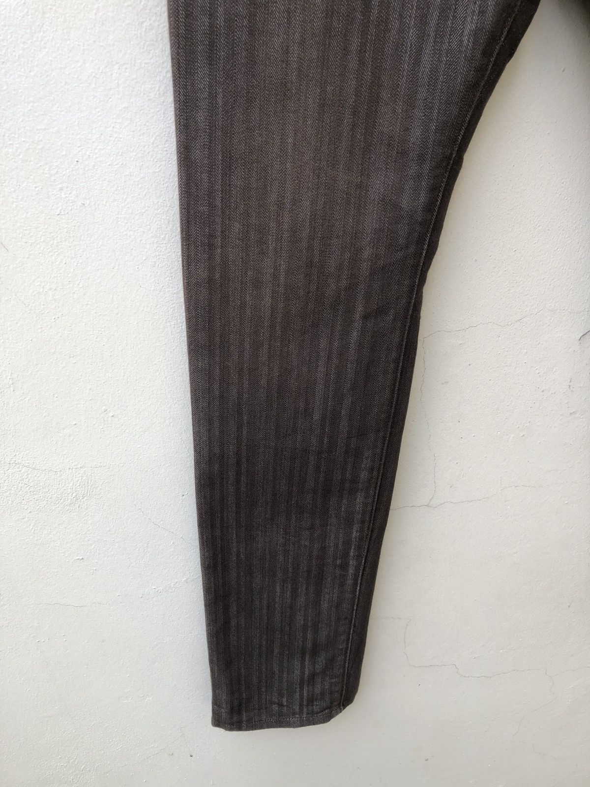 Vintage RICO Japan riri Zipper Brown Striped HBT Pant Size US 30 / EU 46 - 6 Thumbnail