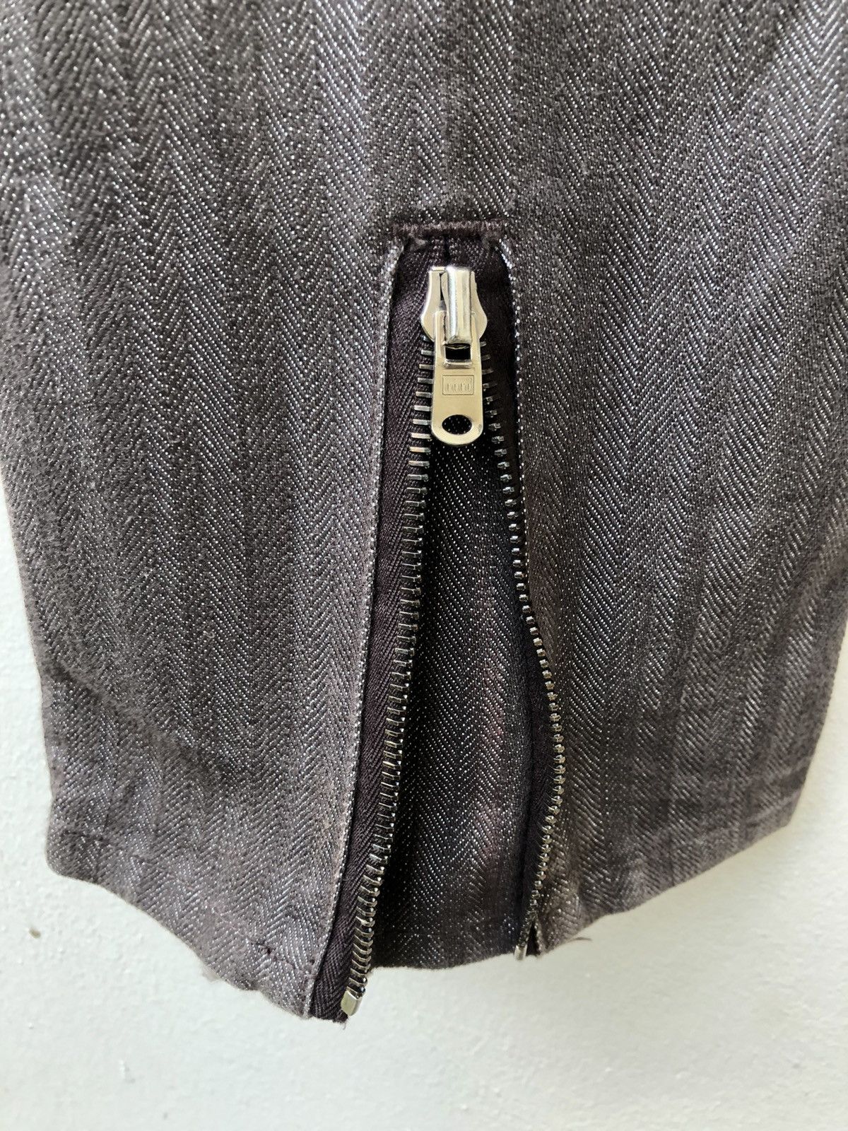 Vintage RICO Japan riri Zipper Brown Striped HBT Pant Size US 30 / EU 46 - 14 Thumbnail