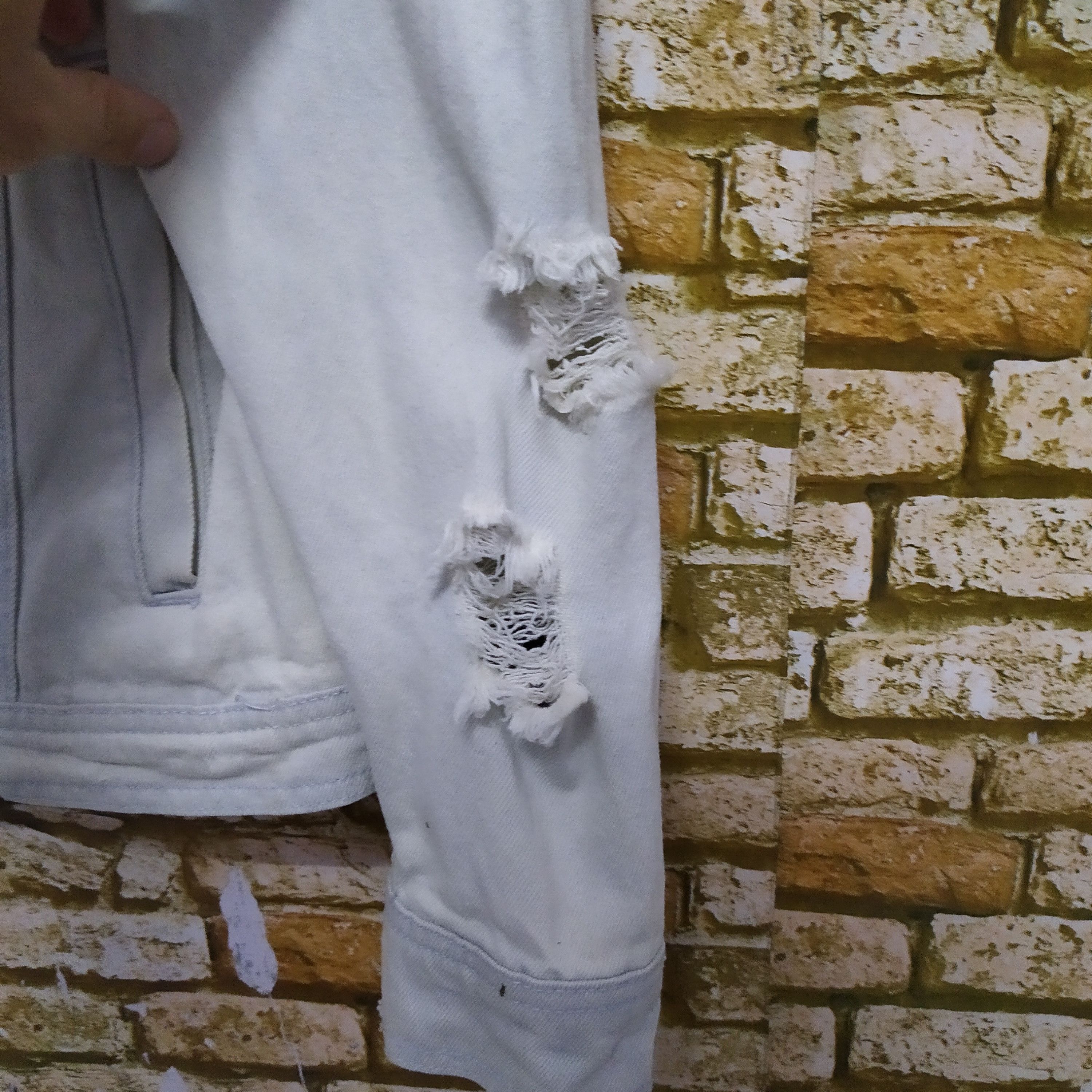 NANA JUDY NANA JUDY ZIPPER DISTRESSED JACKET DENIM (D399) Size US M / EU 48-50 / 2 - 5 Thumbnail