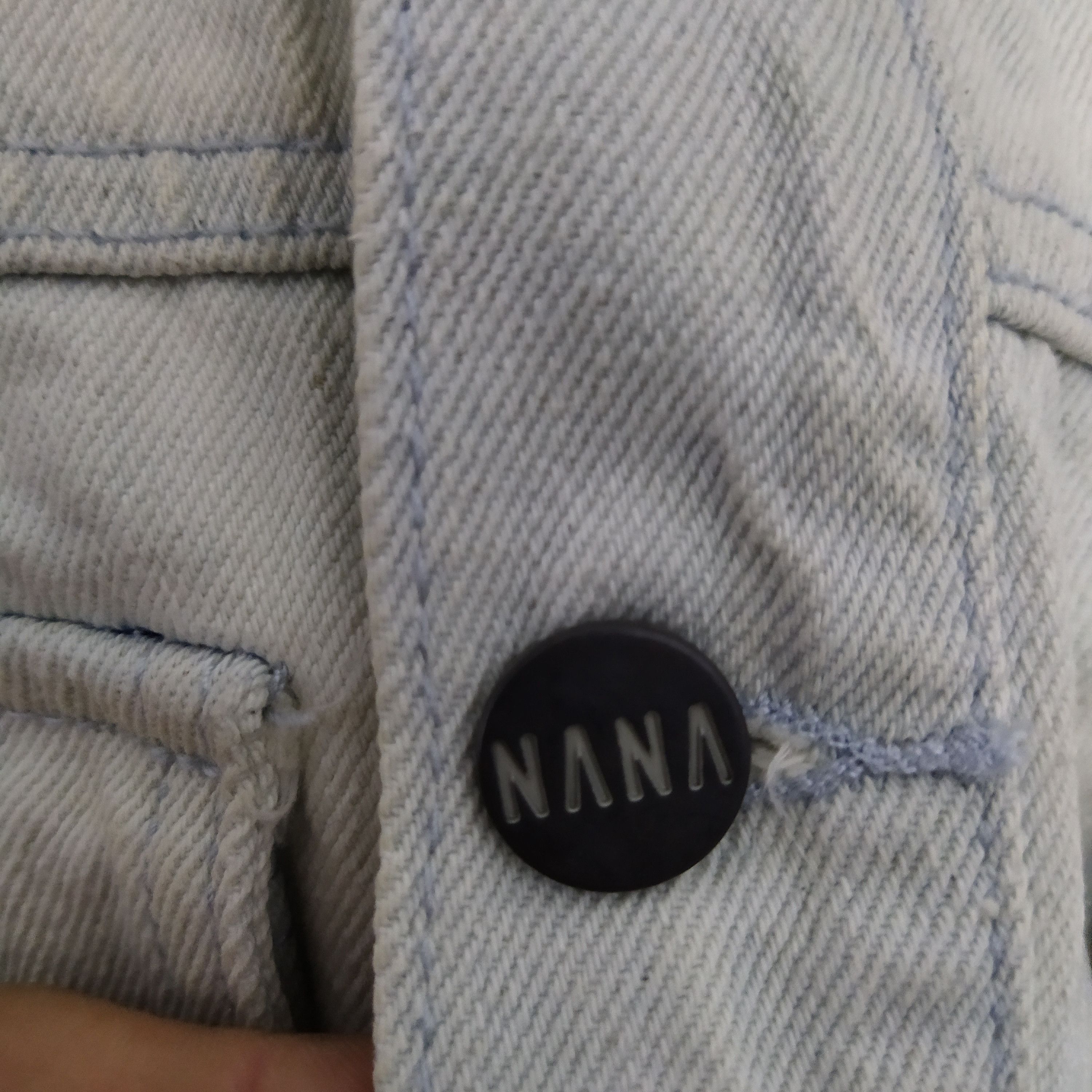 NANA JUDY NANA JUDY ZIPPER DISTRESSED JACKET DENIM (D399) Size US M / EU 48-50 / 2 - 8 Thumbnail