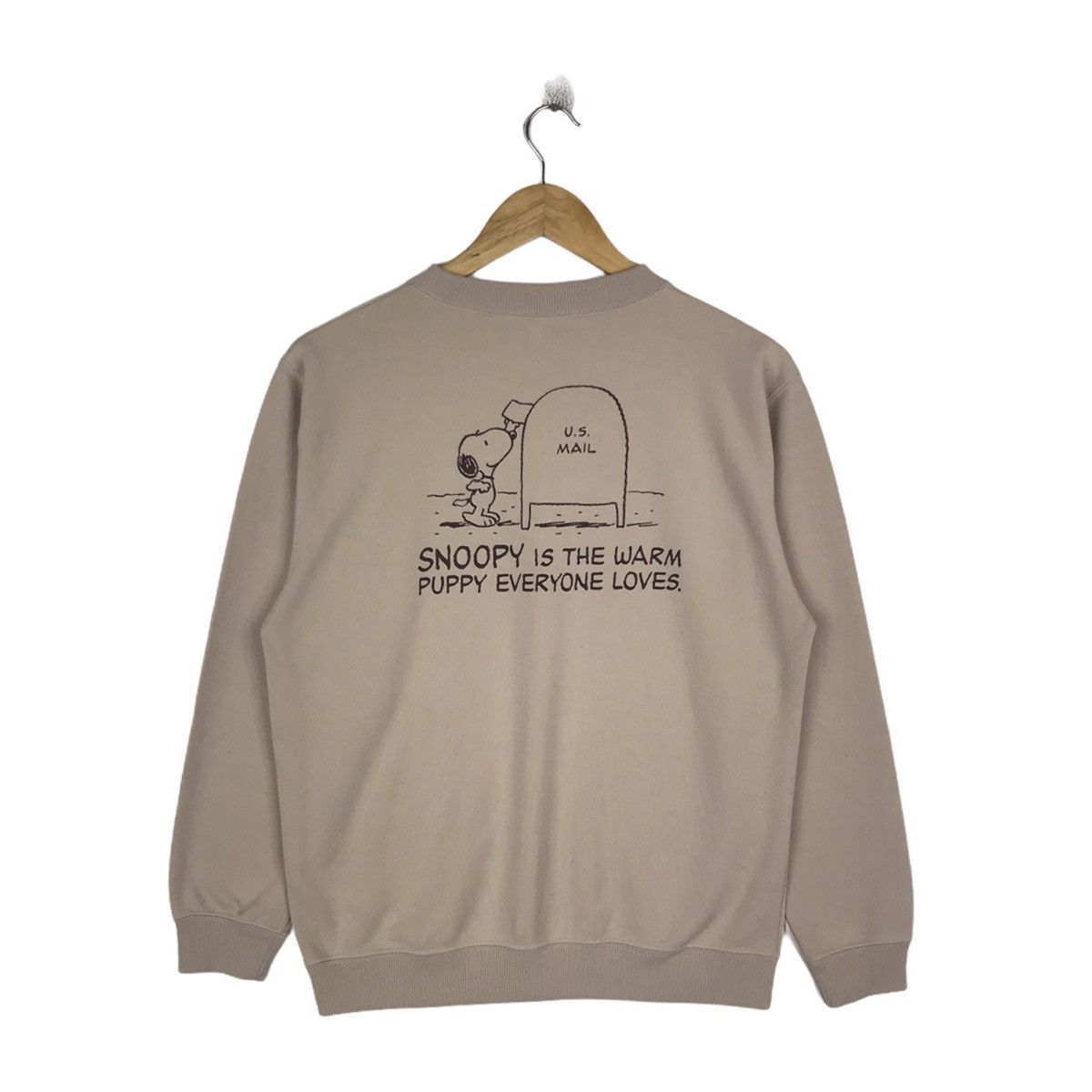 Cartoon Network Vintage Peanuts Snoopy Brown Sweatshirt Pullover Jumper Size US M / EU 48-50 / 2 - 3 Thumbnail