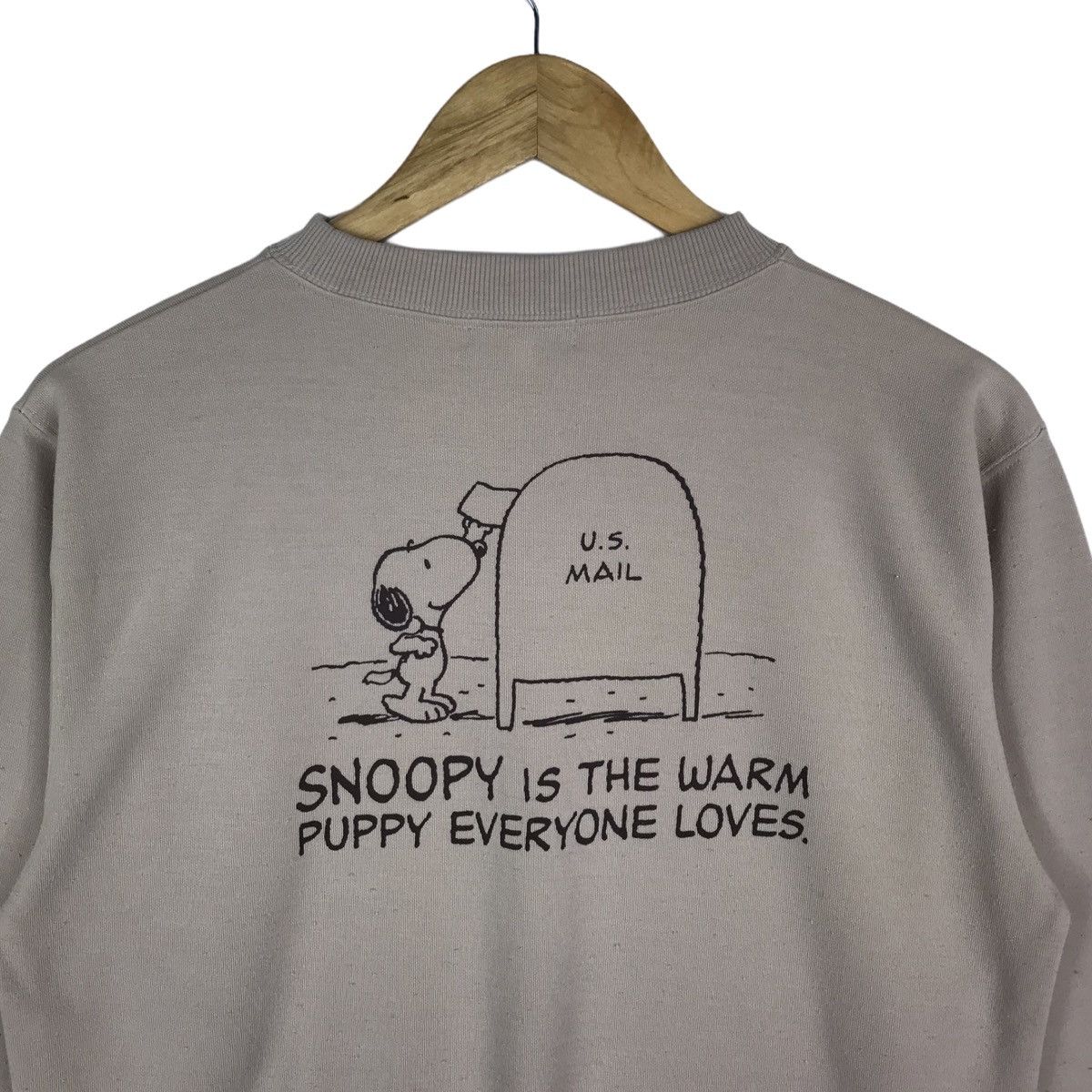 Cartoon Network Vintage Peanuts Snoopy Brown Sweatshirt Pullover Jumper Size US M / EU 48-50 / 2 - 4 Thumbnail