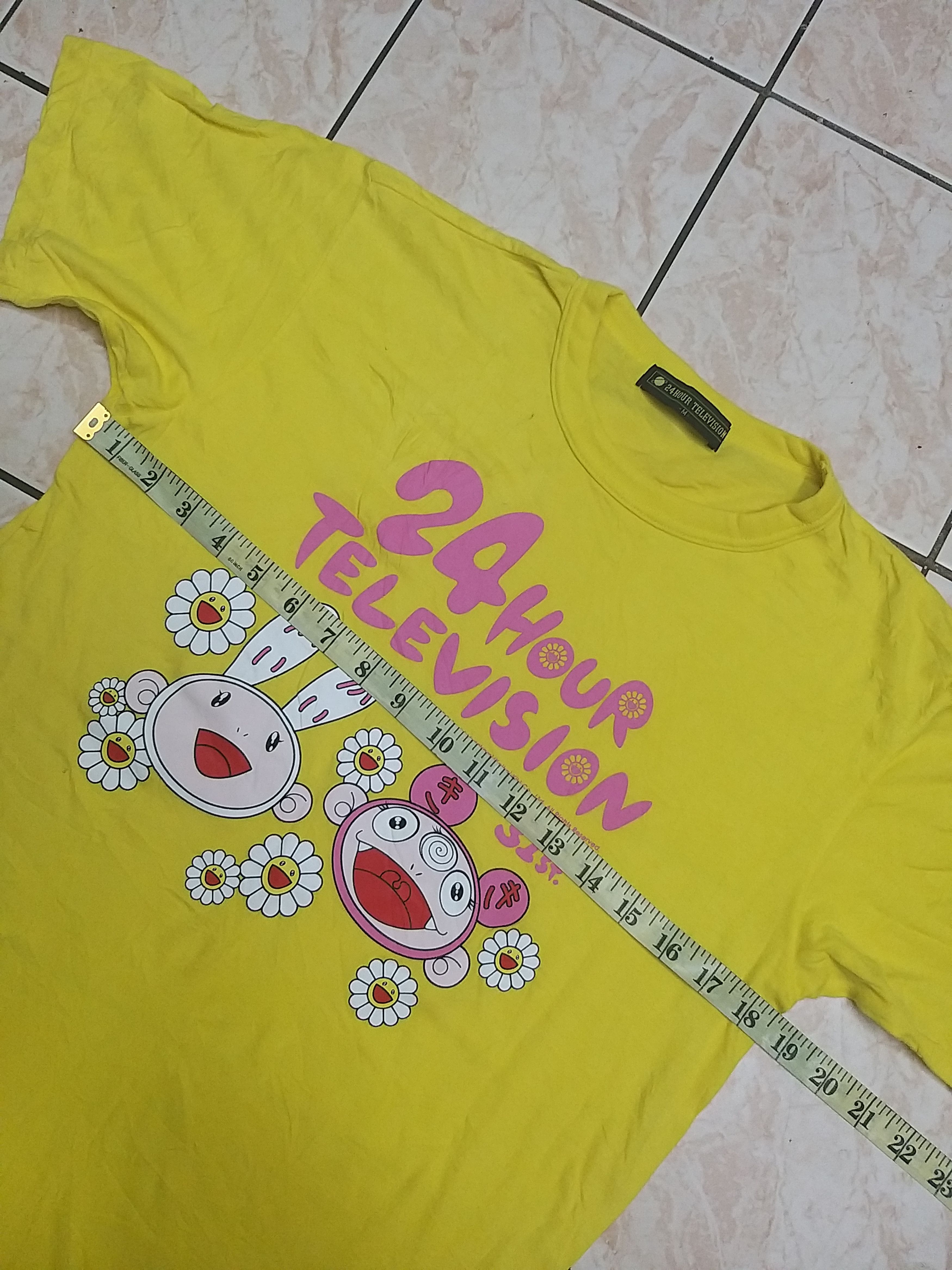 Takashi Murakami ARCHIVE JAPANESE 24HR TELEVISION x TAKASHI MURAKAMI T SHIRT Size US M / EU 48-50 / 2 - 4 Thumbnail