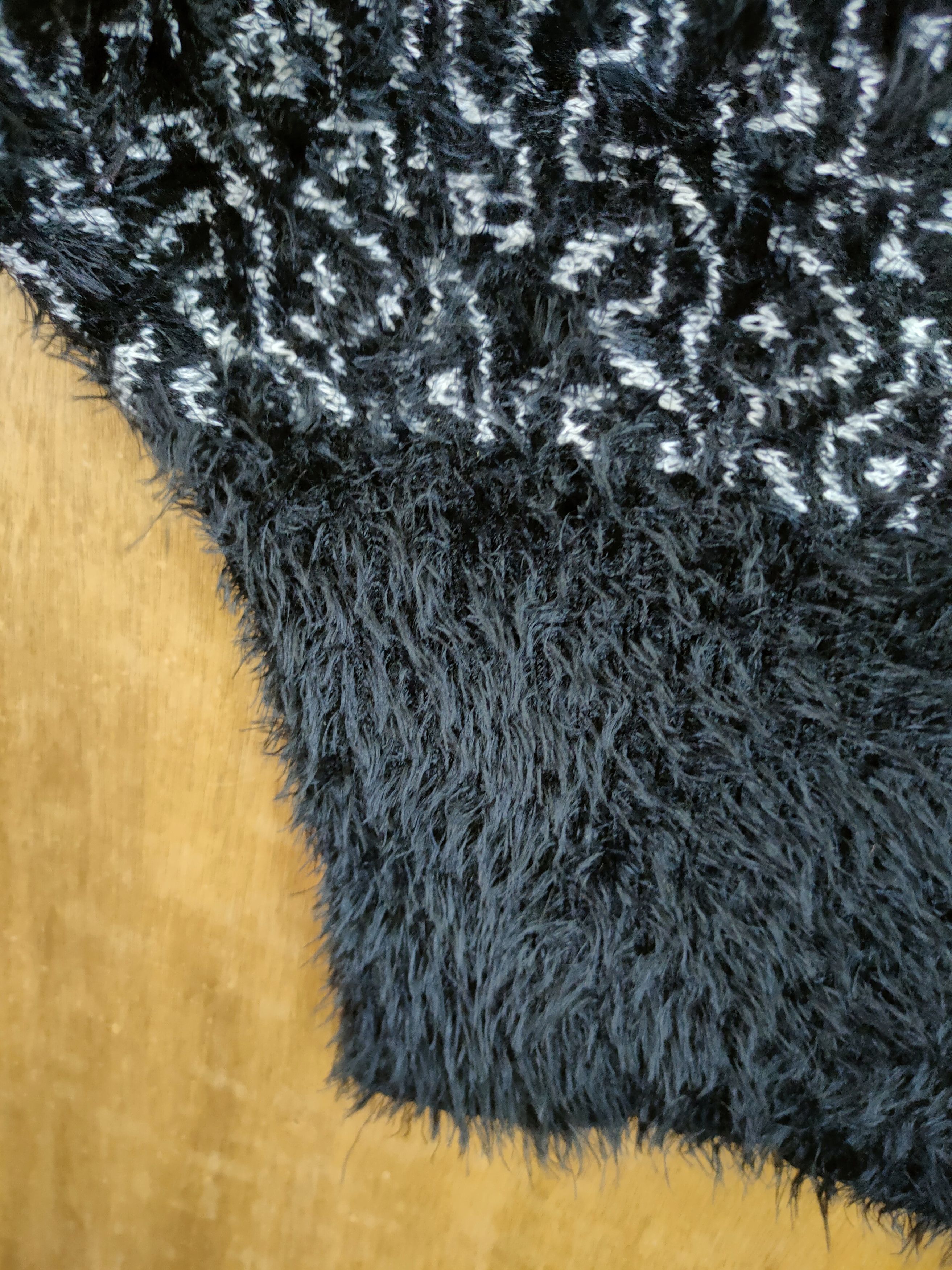 Vintage D Japan mohair shag shaggy soft fur knitwear #46-1025 Size US S / EU 44-46 / 1 - 3 Thumbnail