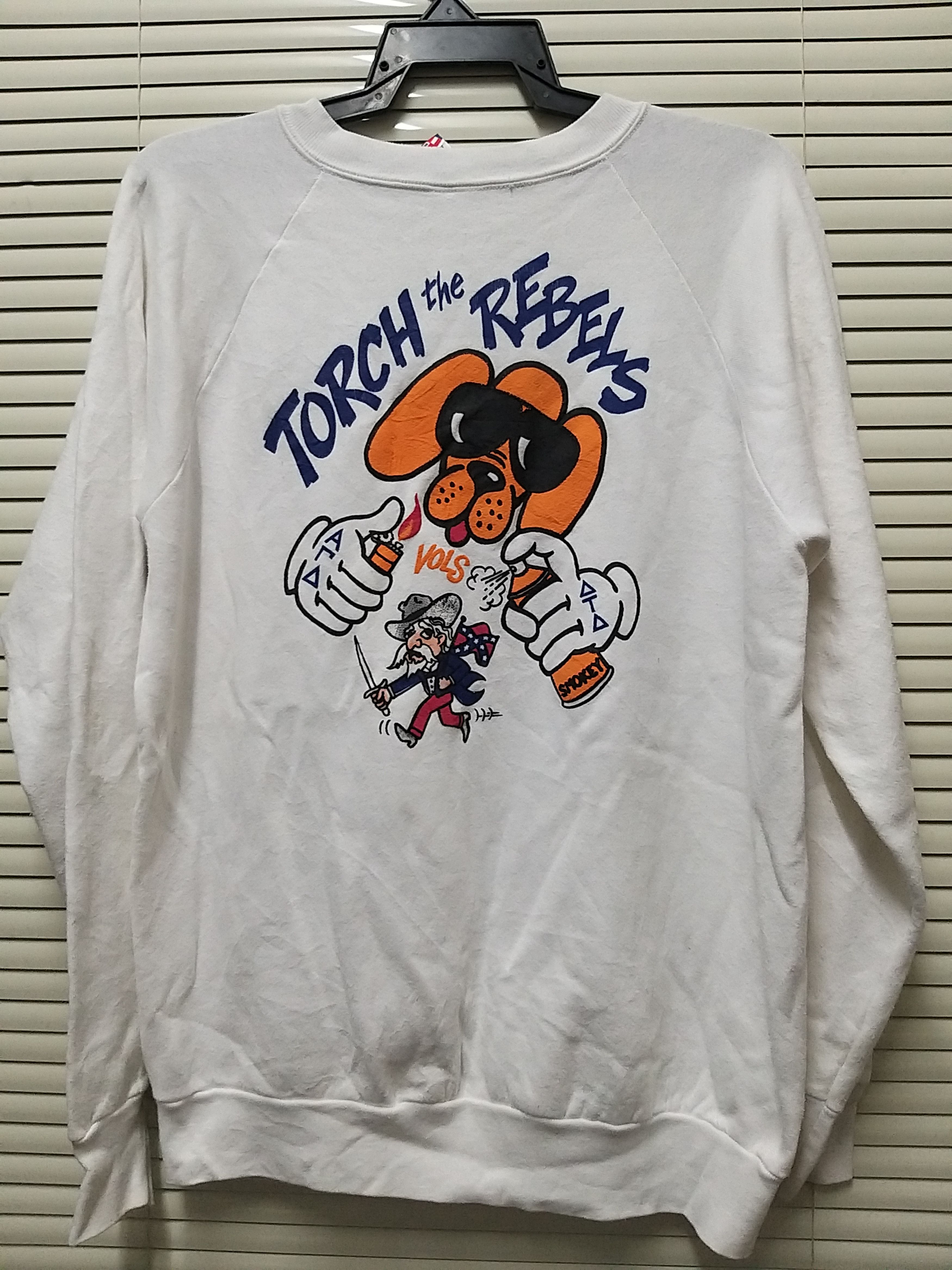 Vintage VINTAGE 80s TORCH THE REBELS AR DELTA TA HOMECOMING SWEATS Size US M / EU 48-50 / 2 - 1 Thumbnail