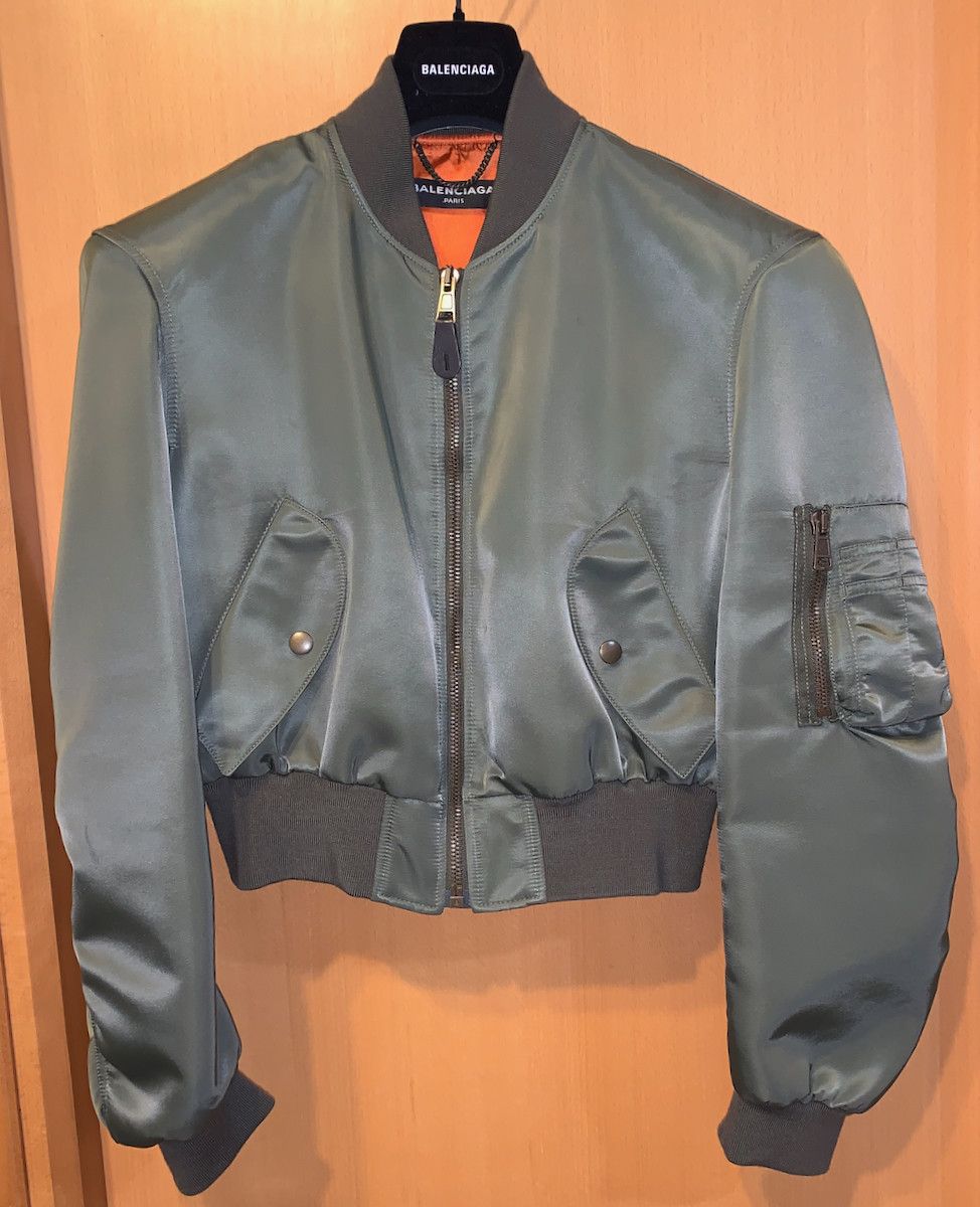ジャケット・アウター balenciaga 17ss boxy bomber jacket バレンシアガ BALENCIAGA Boxy Bomber Jacket ボクシーボンバー