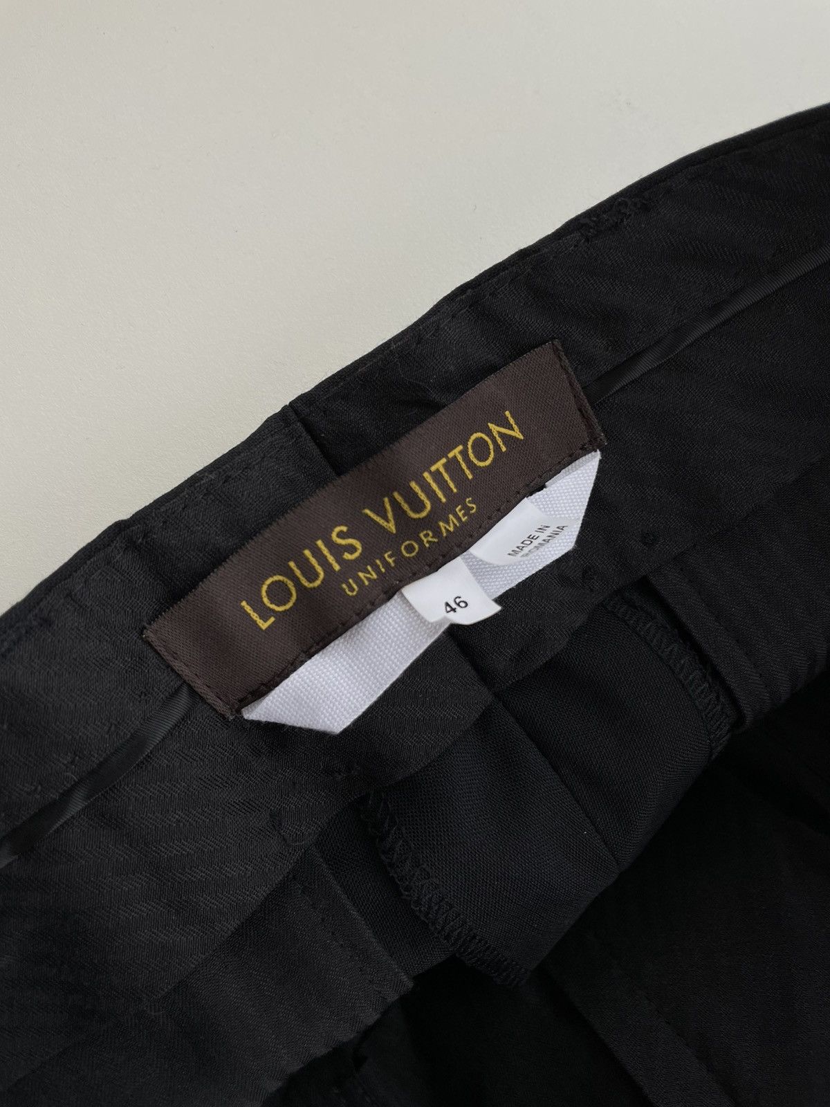 Louis Vuitton Louis Vuitton Uniforms Regular Trousers Made In Romania Size 46S - 3 Thumbnail