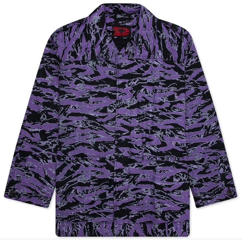 image of Siberia Hills Sickle Camo Jacket in Black/Purple, Men's (Size Large)