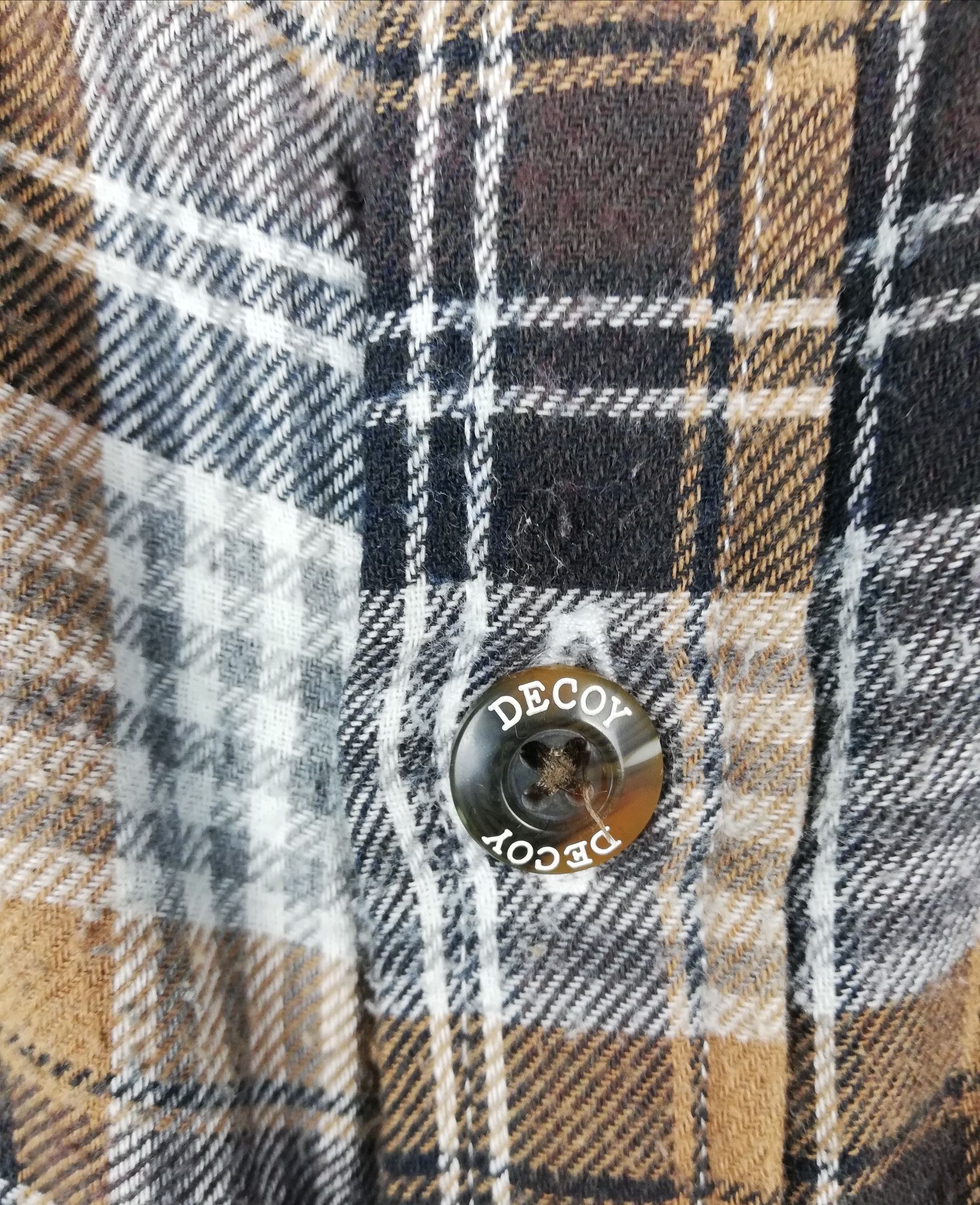 Flannel × Vintage Vintage Decoy 1981 Flannel Double Pocket Cotton Sheepskin Size US L / EU 52-54 / 3 - 7 Thumbnail