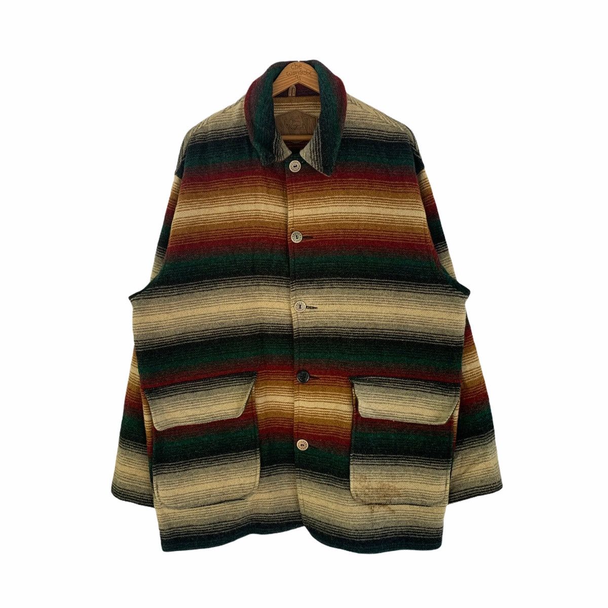 Woolrich Woolen Mills Woolrich Multicolor Wool Jacket Size US L / EU 52-54 / 3 - 1 Thumbnail