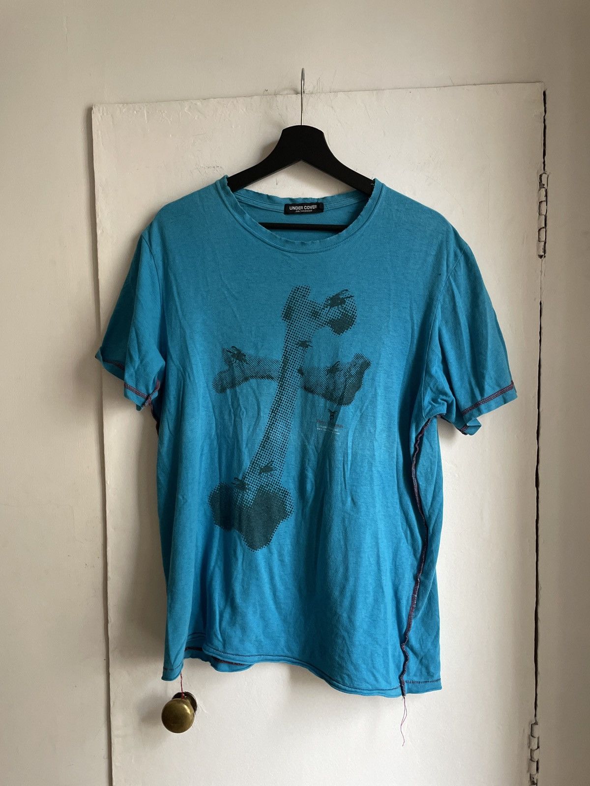 Undercover 2003 Scab Cross Bone Blue Special T Shirt | Grailed
