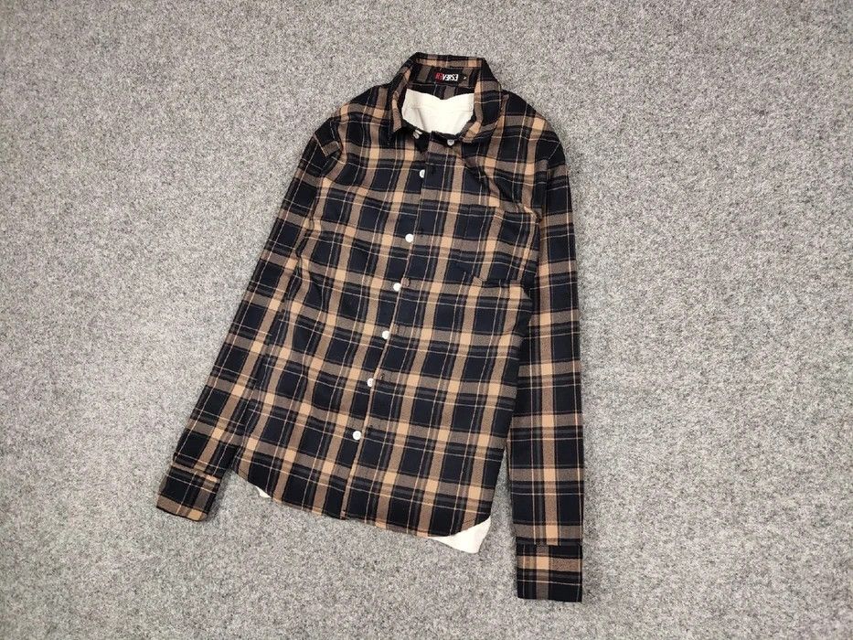 Flannel Vintage Flannel Shirt Checkered Travis Scott Style Hype Size US M / EU 48-50 / 2 - 5 Thumbnail