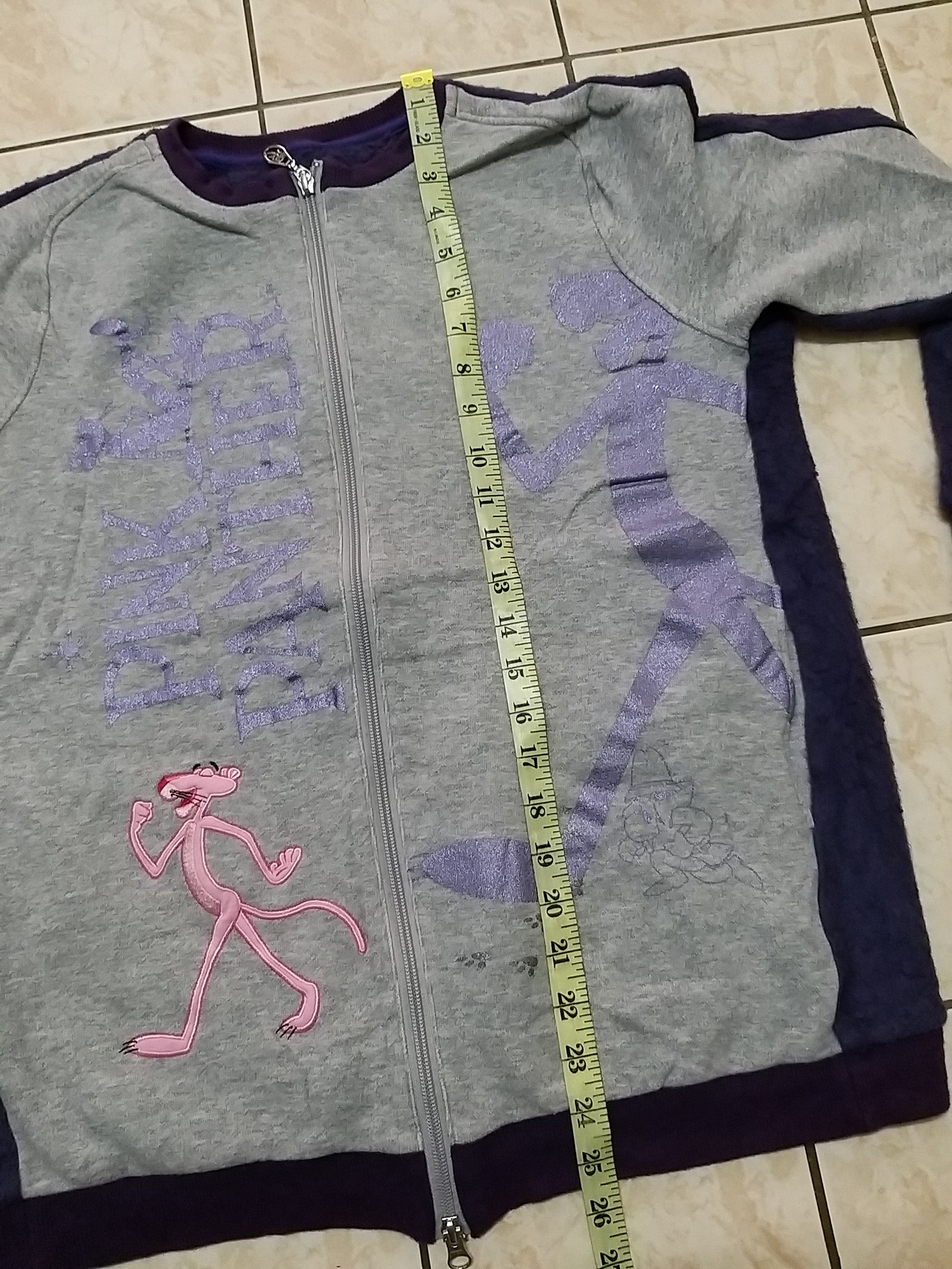 Disney × Jean Charles De Castelbajac JEAN CHARLES DE CASTELBAJAC x PINK PANTHER ZIPPER SWEATER Size US M / EU 48-50 / 2 - 6 Thumbnail