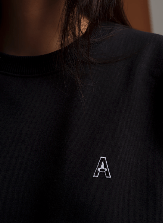 Other Actual Source Extended Wear Crewneck Sweatshirts - Black Size US M / EU 48-50 / 2 - 2 Thumbnail