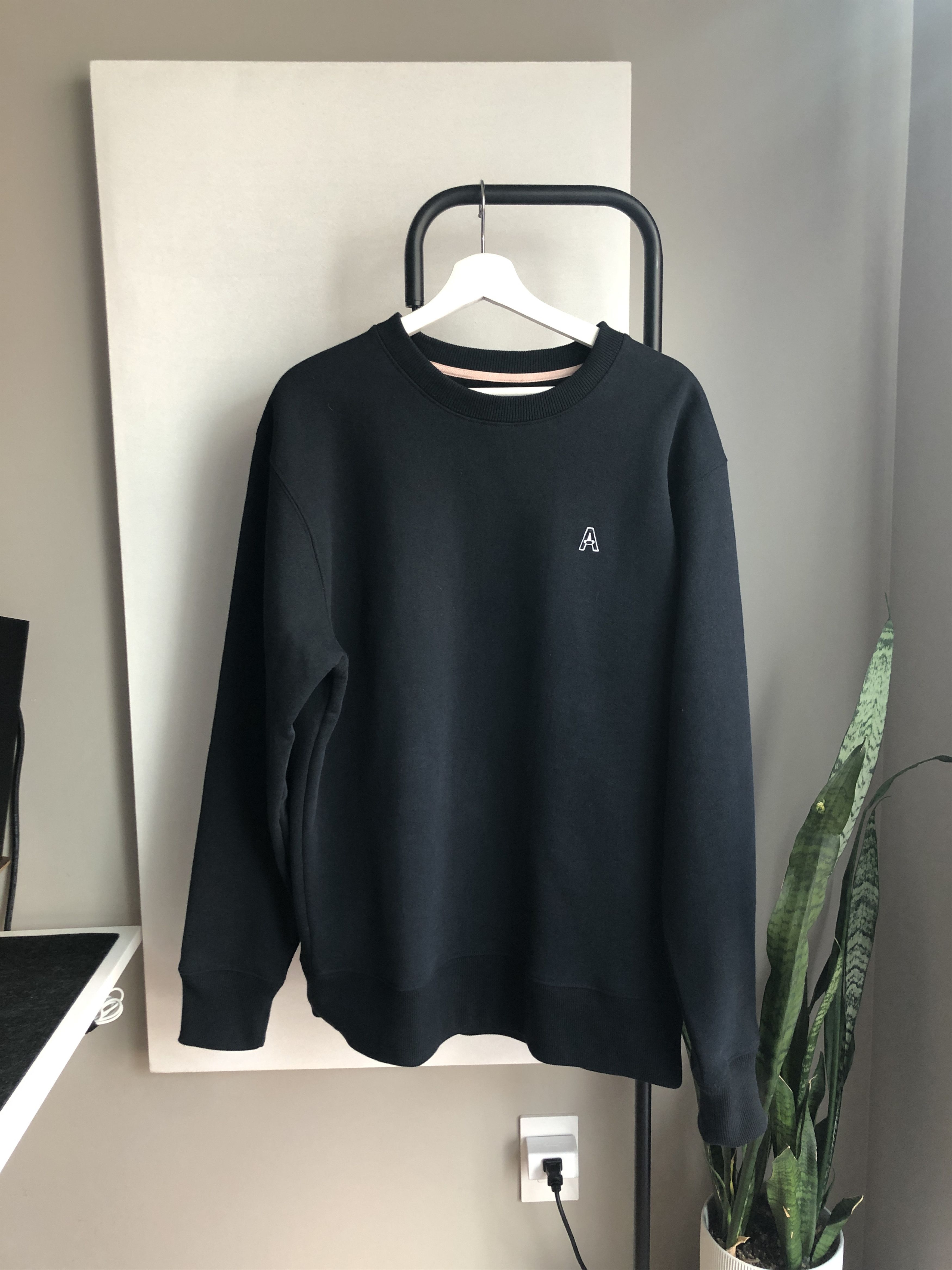 Other Actual Source Extended Wear Crewneck Sweatshirts - Black Size US M / EU 48-50 / 2 - 1 Thumbnail