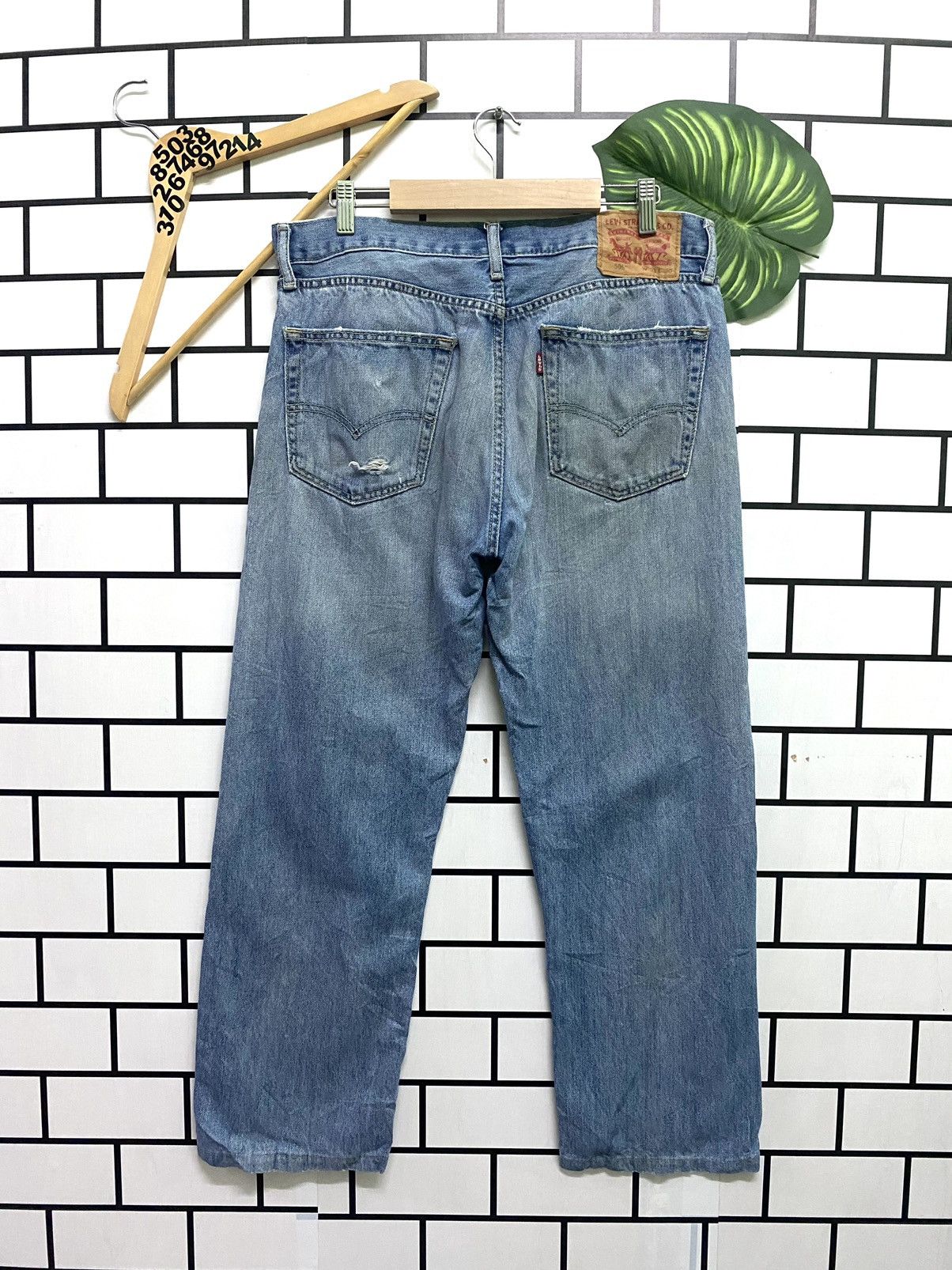 Levi's × Vintage Vintage Levis 505 Distressed Denim -L47 Size US 33 - 2 Thumbnail