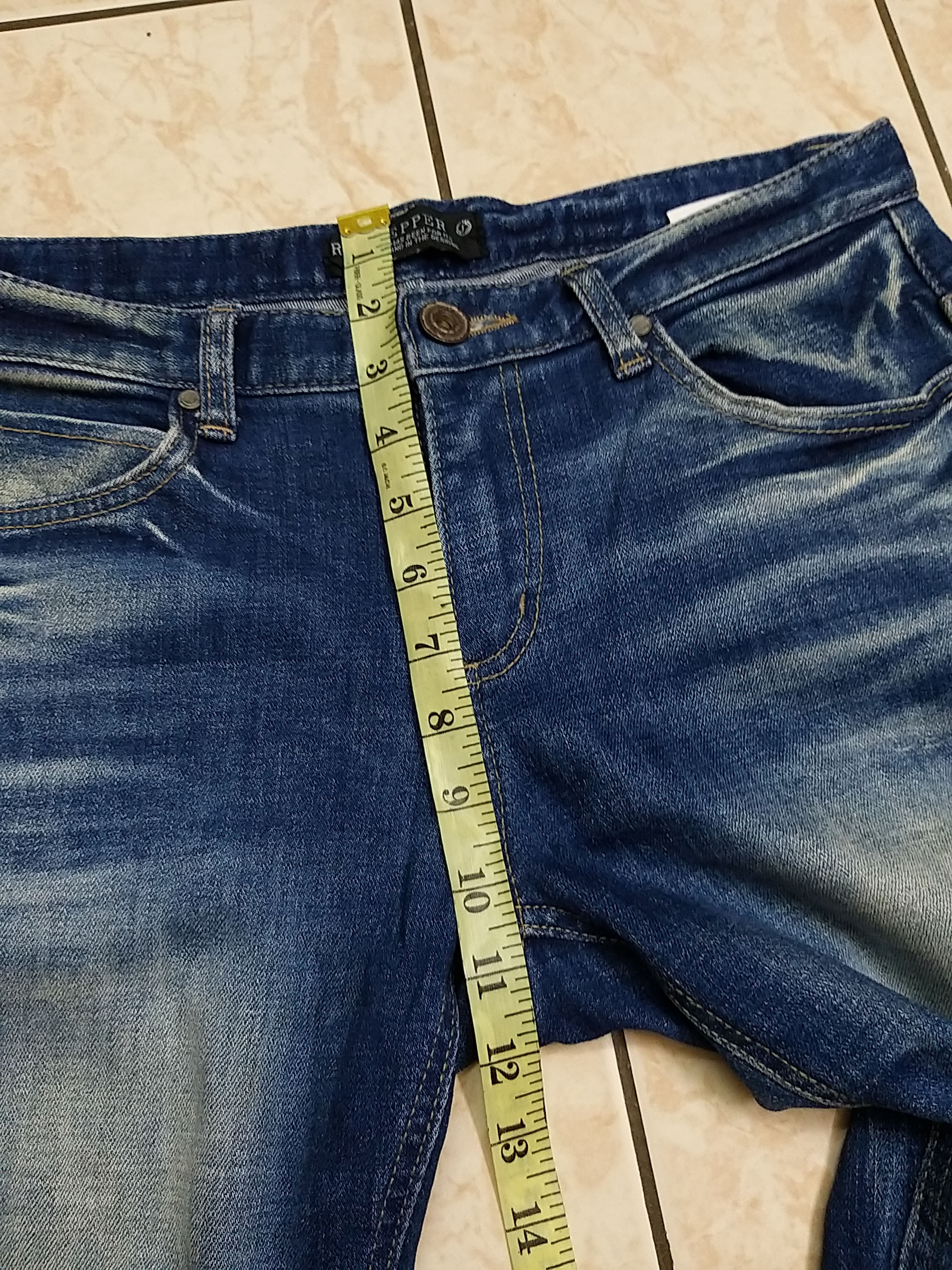 Japanese Brand ARCHIVE JAPANESE CULTURE RED PEPPER SKULL DISTRESSED JEANS Size US 32 / EU 48 - 8 Thumbnail