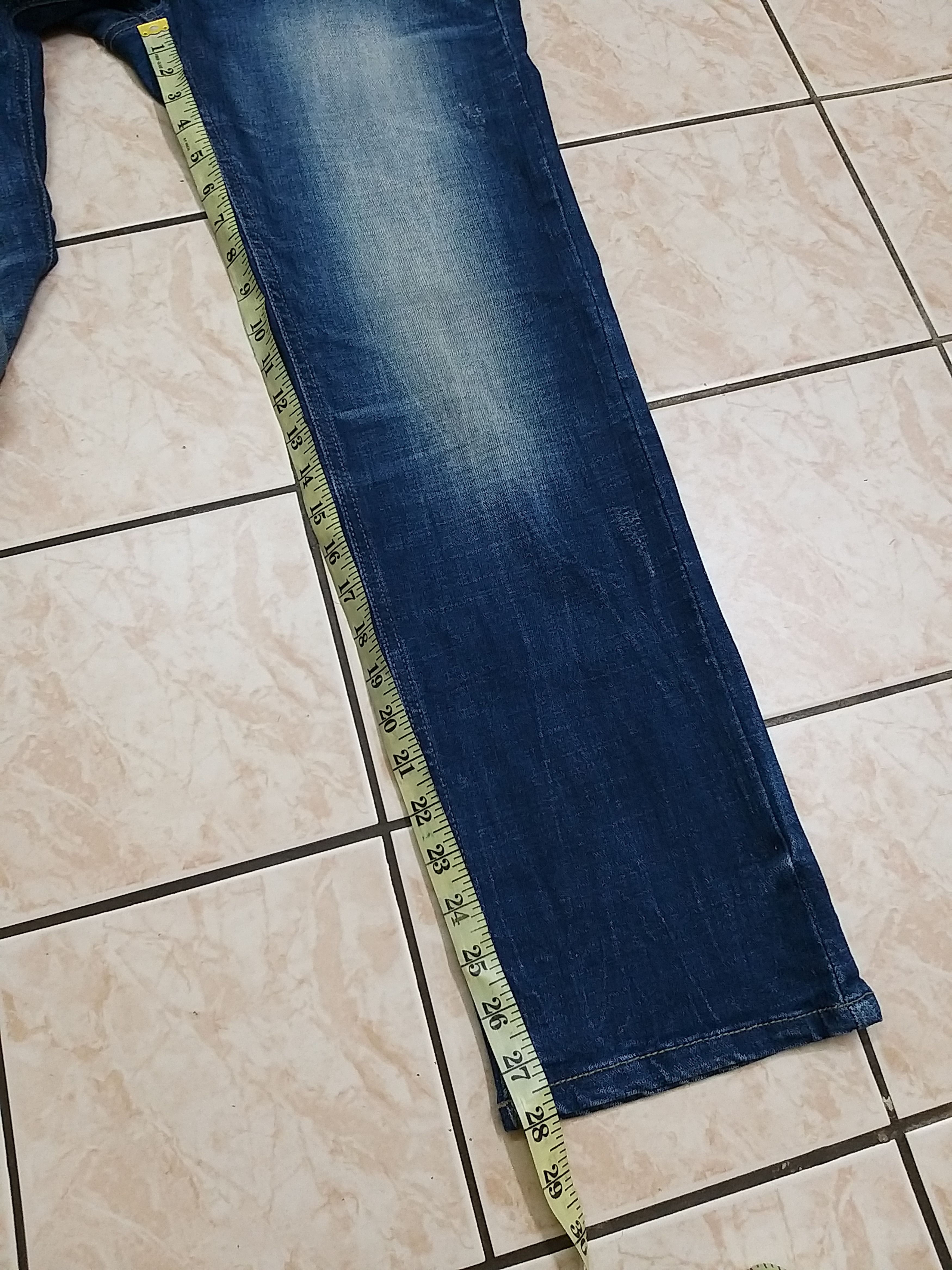 Japanese Brand ARCHIVE JAPANESE CULTURE RED PEPPER SKULL DISTRESSED JEANS Size US 32 / EU 48 - 10 Thumbnail