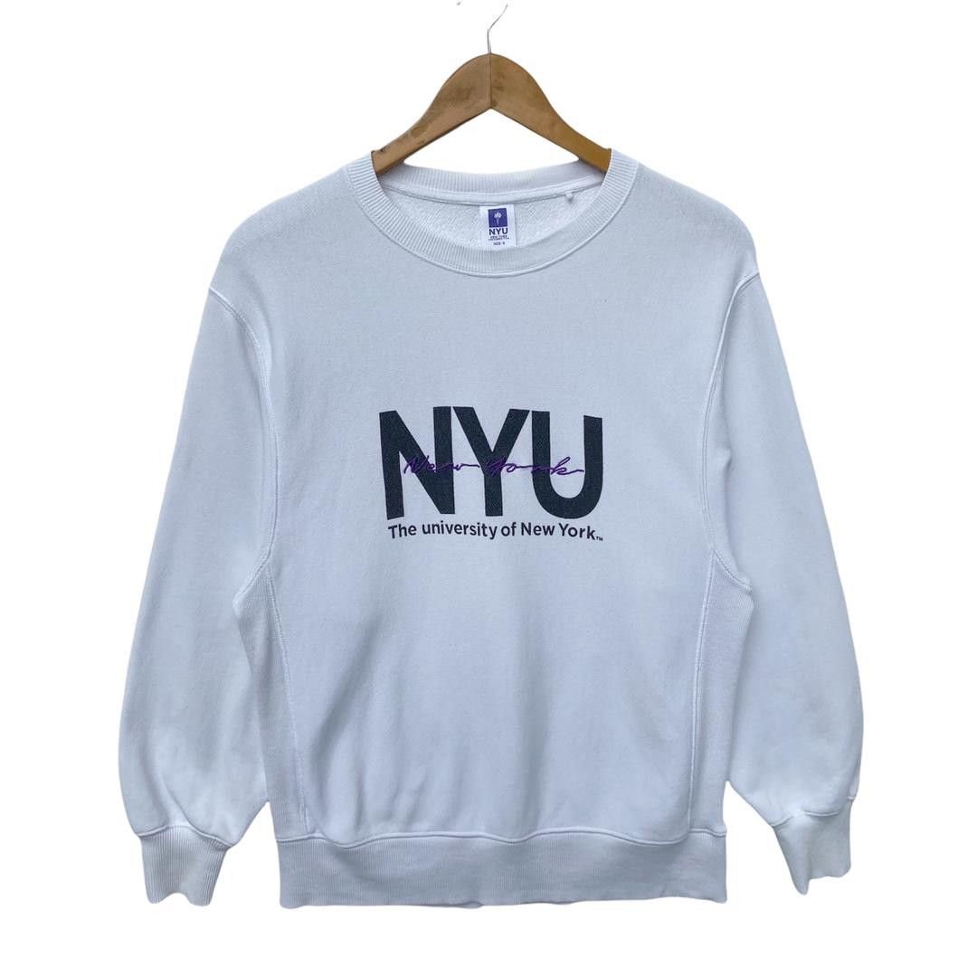 NEW YORK UNIVERSITY SWEATSHIRT SMALL MEDIUM PULLOVER