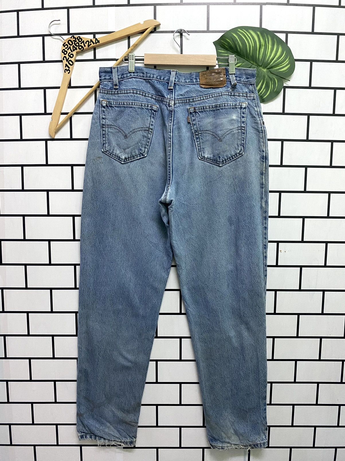 Levi's × Vintage Vintage 90s LEVIS 545 Brown Tab loose Fit Denim - L48 Size US 36 / EU 52 - 2 Thumbnail