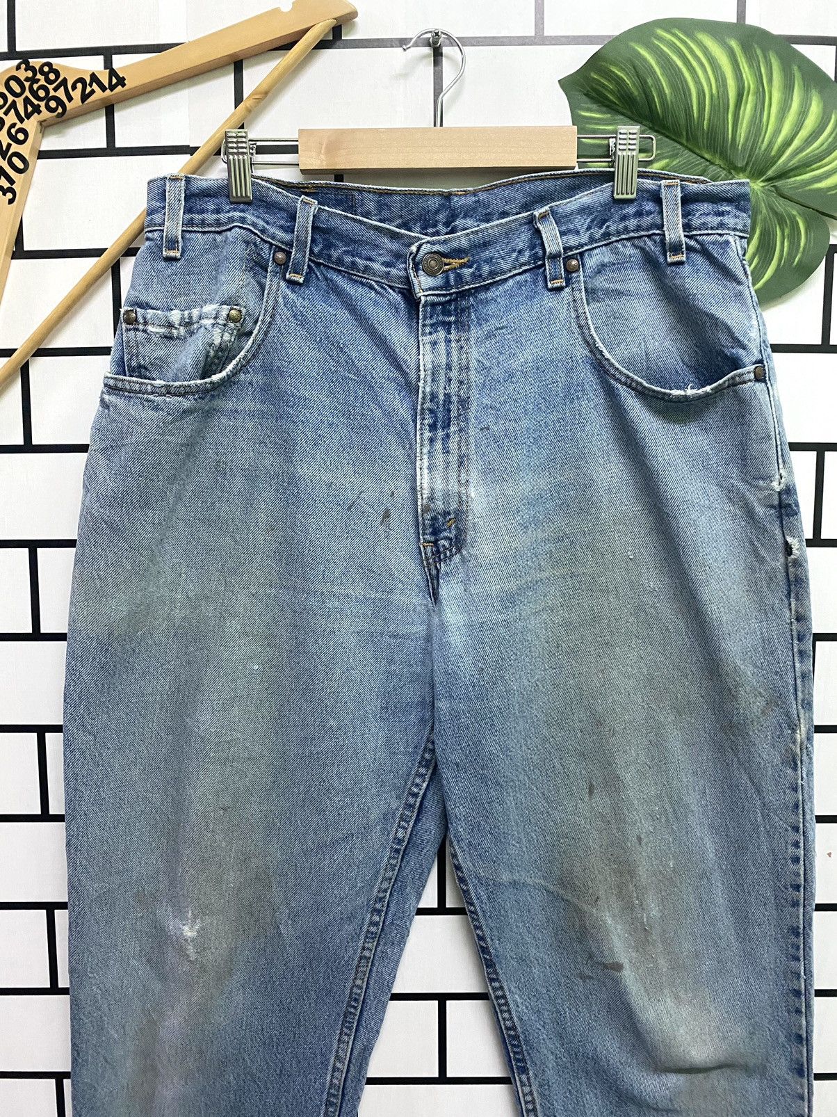 Levi's × Vintage Vintage 90s LEVIS 545 Brown Tab loose Fit Denim - L48 Size US 36 / EU 52 - 3 Thumbnail