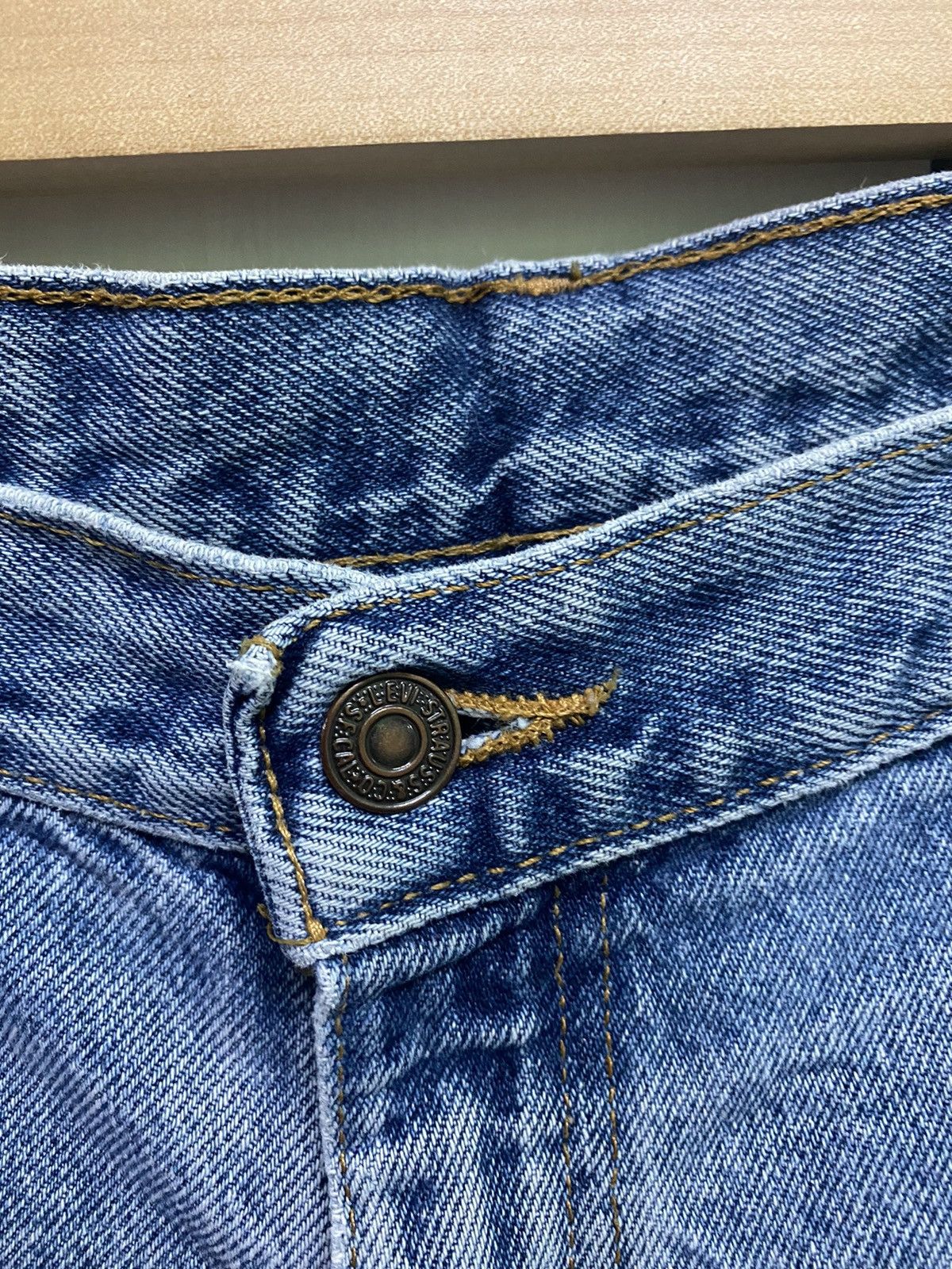 Levi's × Vintage Vintage 90s LEVIS 545 Brown Tab loose Fit Denim - L48 Size US 36 / EU 52 - 4 Thumbnail