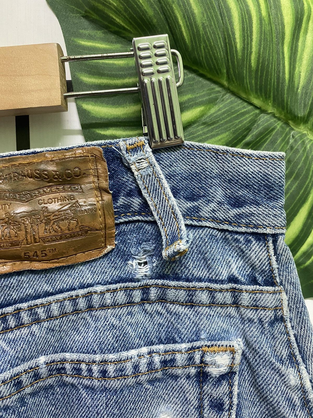 Levi's × Vintage Vintage 90s LEVIS 545 Brown Tab loose Fit Denim - L48 Size US 36 / EU 52 - 17 Thumbnail