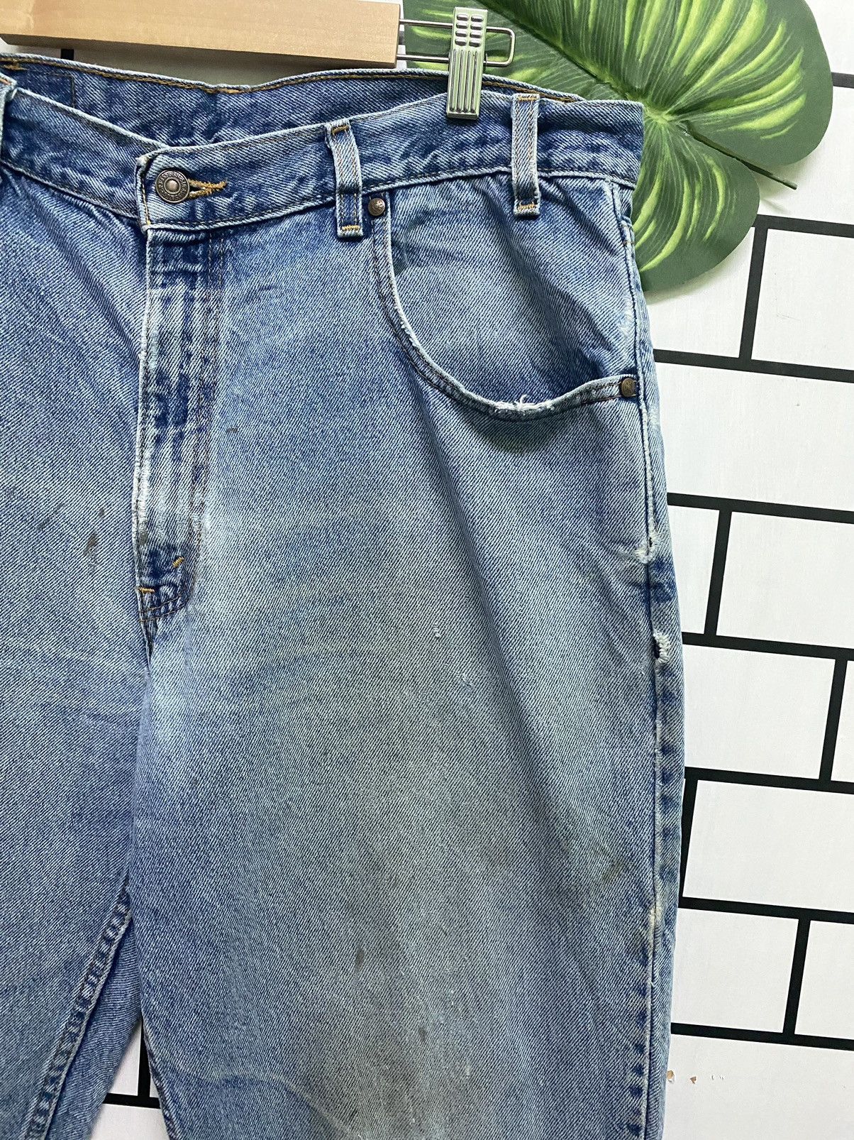 Levi's × Vintage Vintage 90s LEVIS 545 Brown Tab loose Fit Denim - L48 Size US 36 / EU 52 - 7 Thumbnail