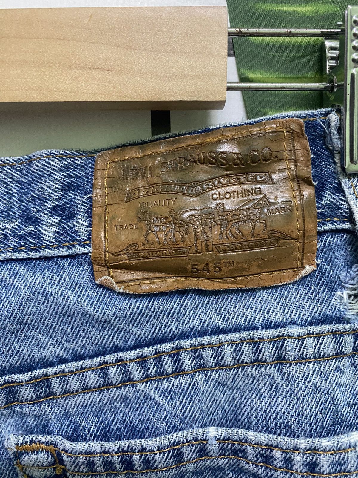 Levi's × Vintage Vintage 90s LEVIS 545 Brown Tab loose Fit Denim - L48 Size US 36 / EU 52 - 15 Thumbnail