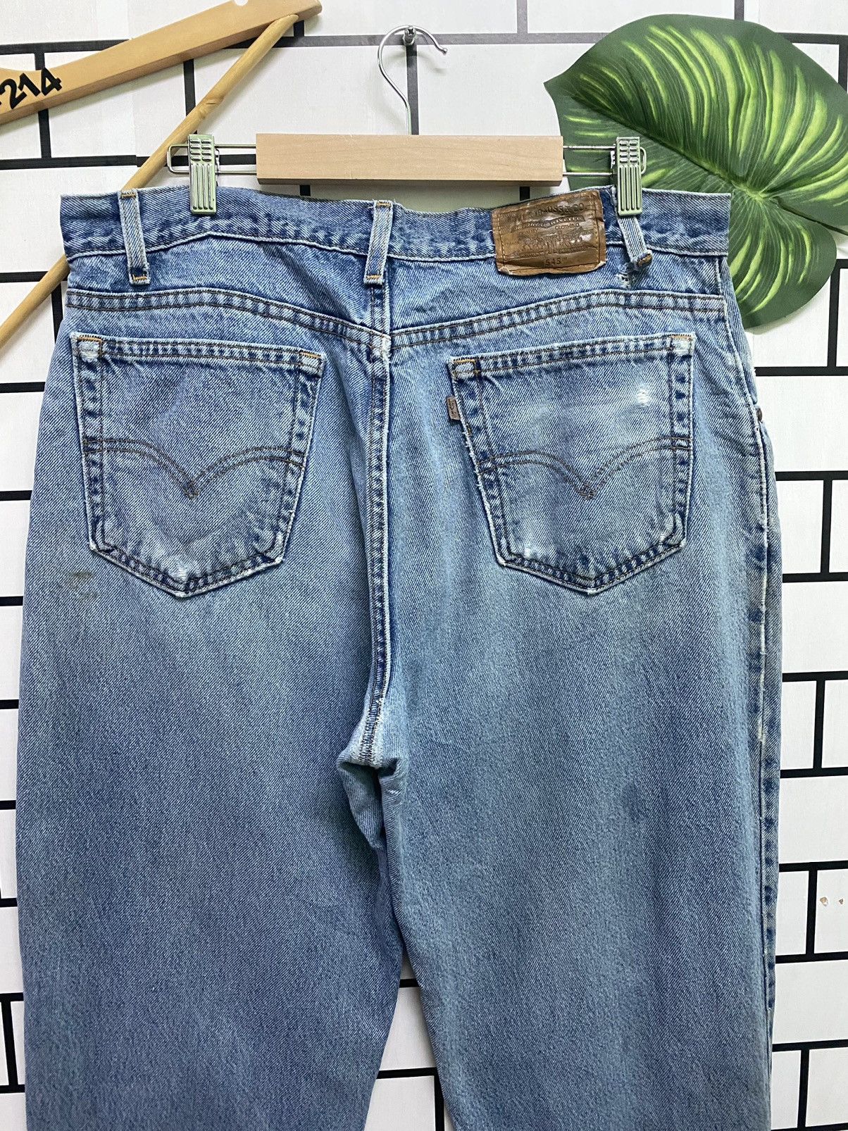 Levi's × Vintage Vintage 90s LEVIS 545 Brown Tab loose Fit Denim - L48 Size US 36 / EU 52 - 12 Thumbnail