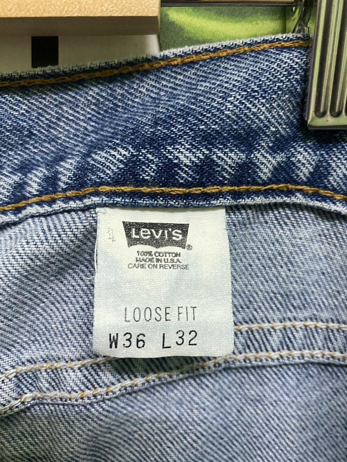 Levi's × Vintage Vintage 90s LEVIS 545 Brown Tab loose Fit Denim - L48 Size US 36 / EU 52 - 18 Thumbnail