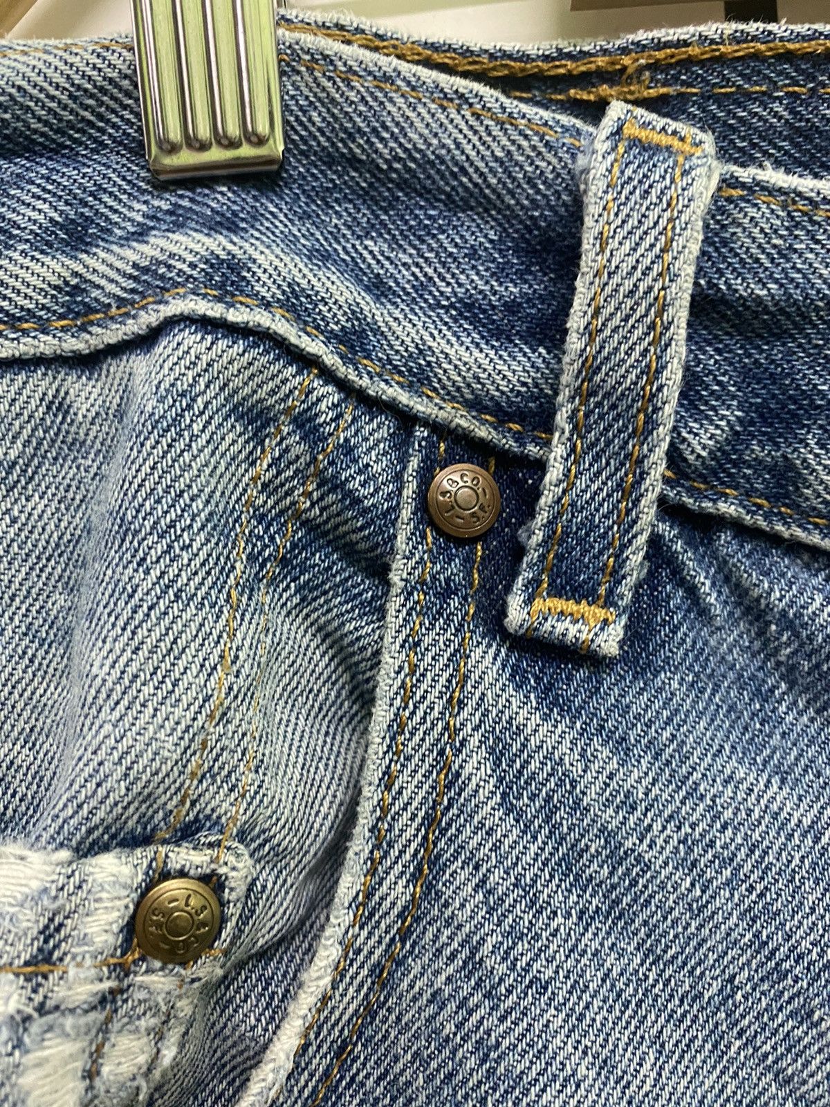 Levi's × Vintage Vintage 90s LEVIS 545 Brown Tab loose Fit Denim - L48 Size US 36 / EU 52 - 5 Thumbnail