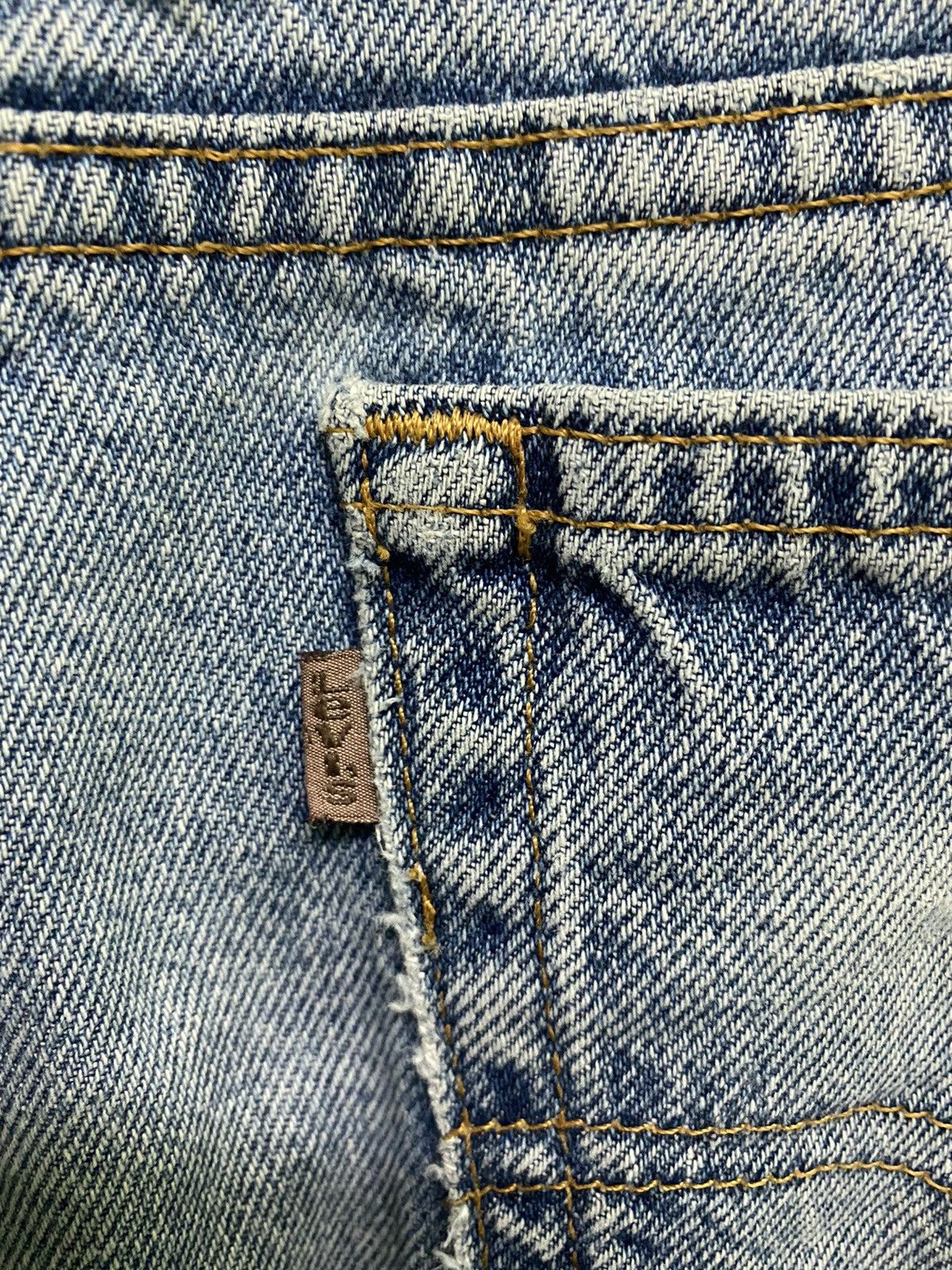 Levi's × Vintage Vintage 90s LEVIS 545 Brown Tab loose Fit Denim - L48 Size US 36 / EU 52 - 16 Thumbnail