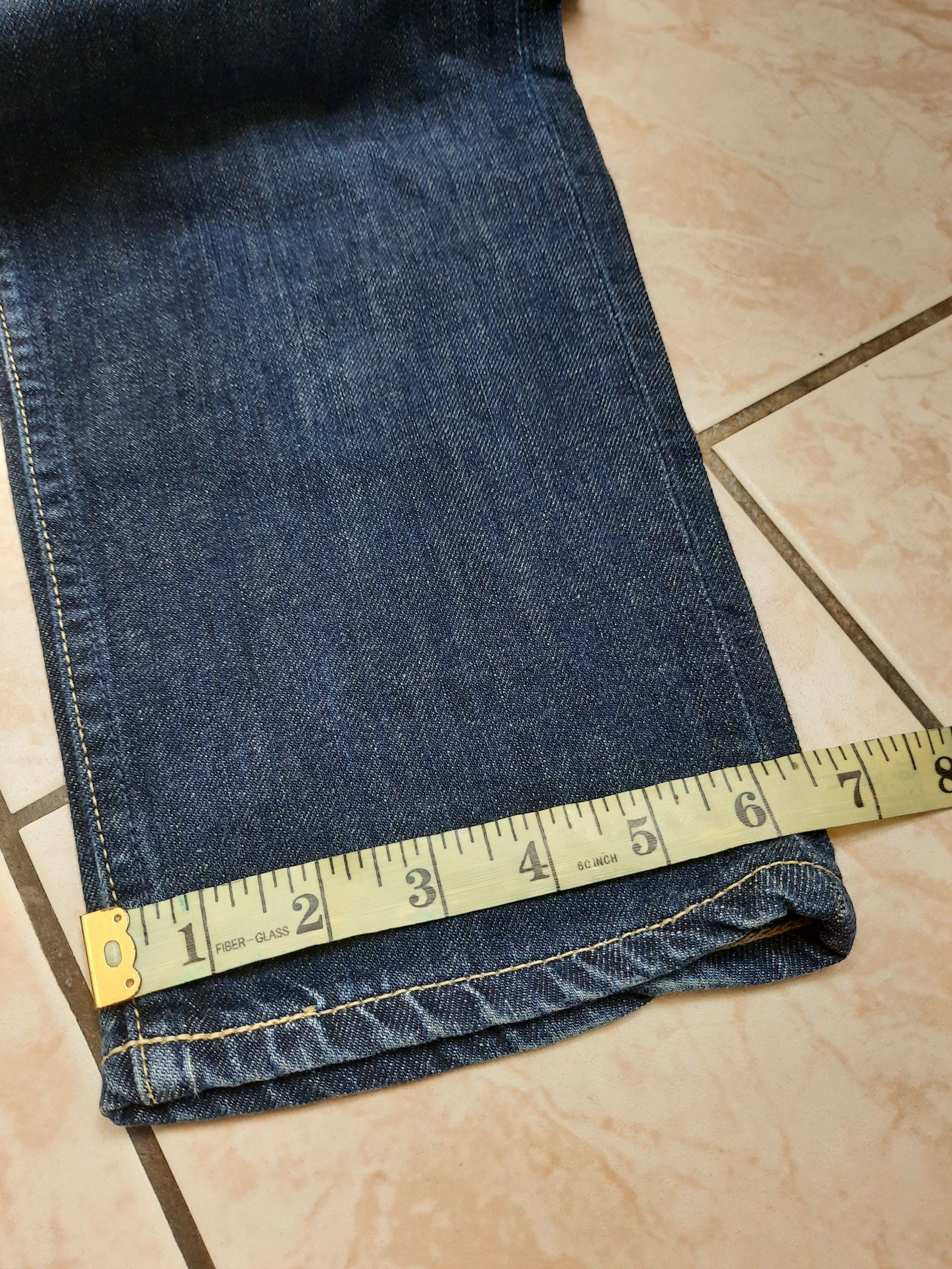 Bape A BATHING APE (BAPE) WORLD GONE MAD BLUE DENIM Size US 31 - 13 Thumbnail