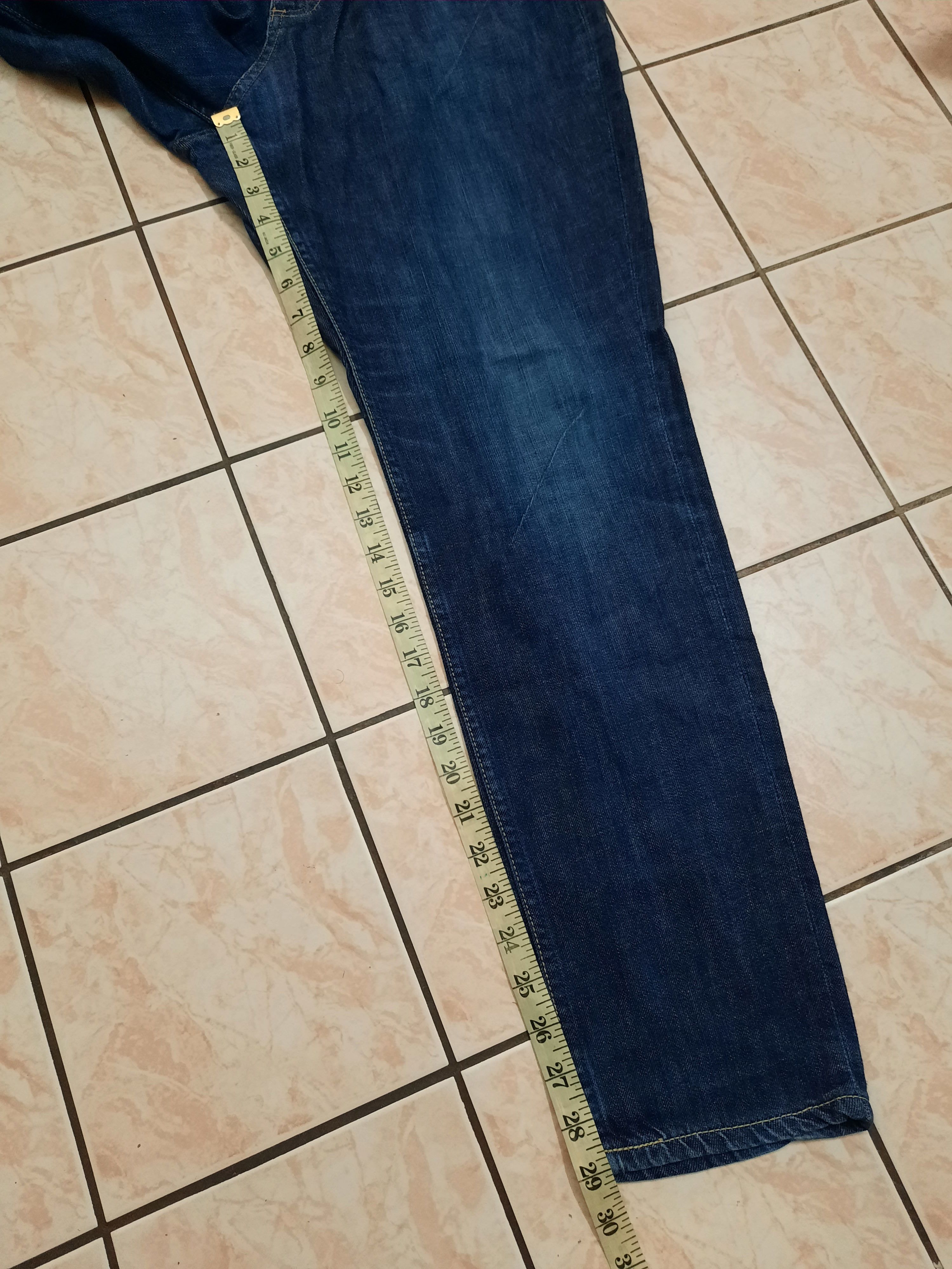 Bape A BATHING APE (BAPE) WORLD GONE MAD BLUE DENIM Size US 31 - 11 Thumbnail