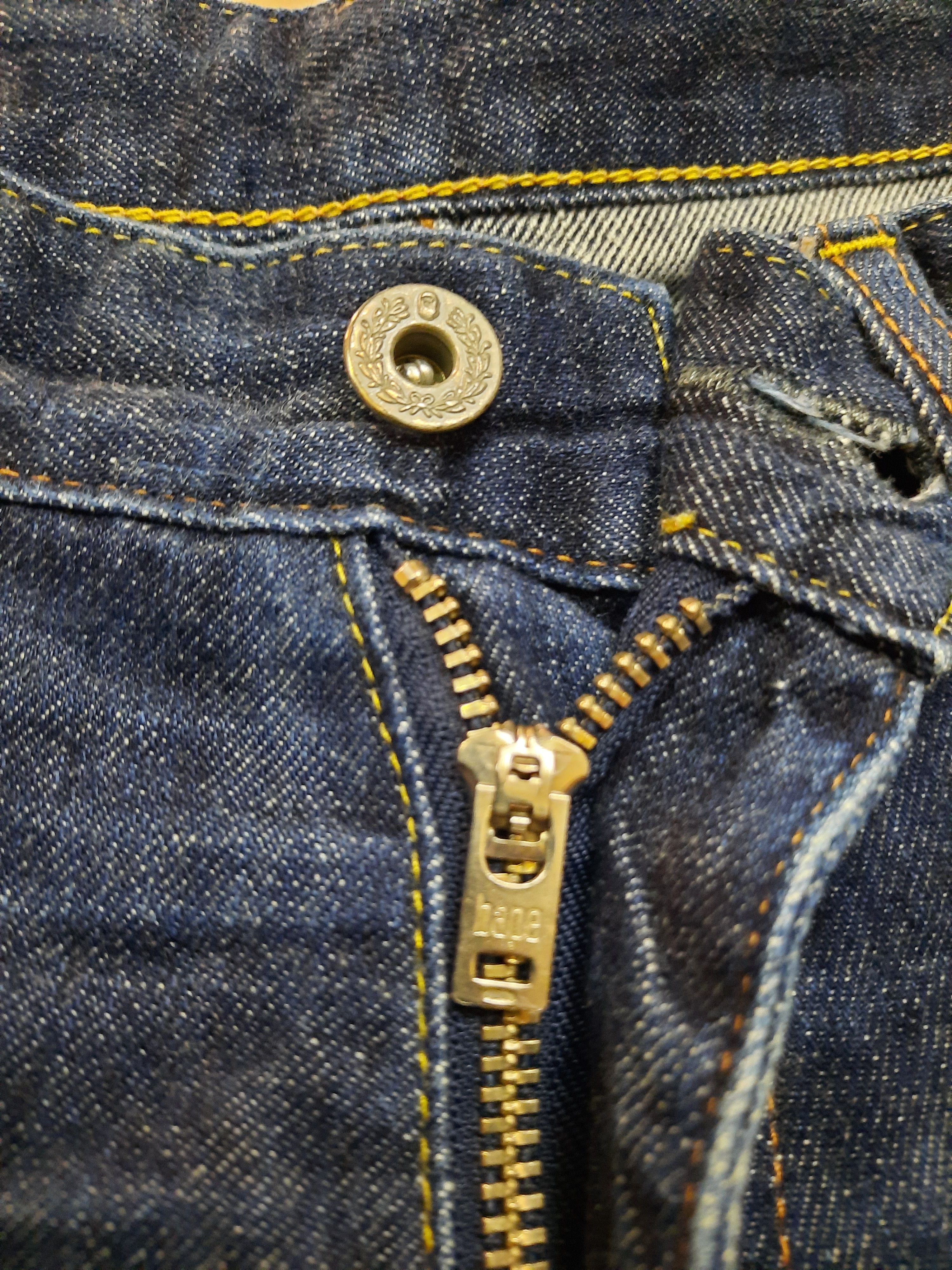 Bape A BATHING APE (BAPE) WORLD GONE MAD BLUE DENIM Size US 31 - 4 Thumbnail
