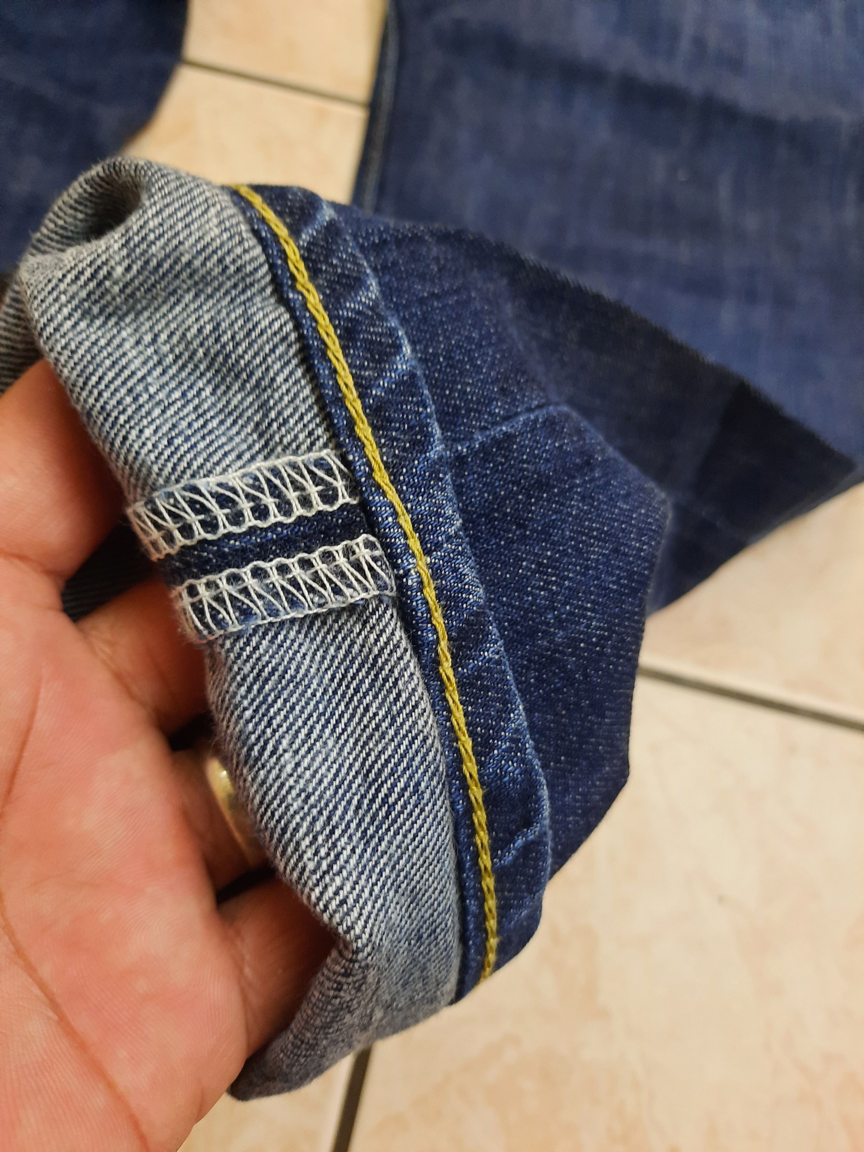 Bape A BATHING APE (BAPE) WORLD GONE MAD BLUE DENIM Size US 31 - 6 Thumbnail