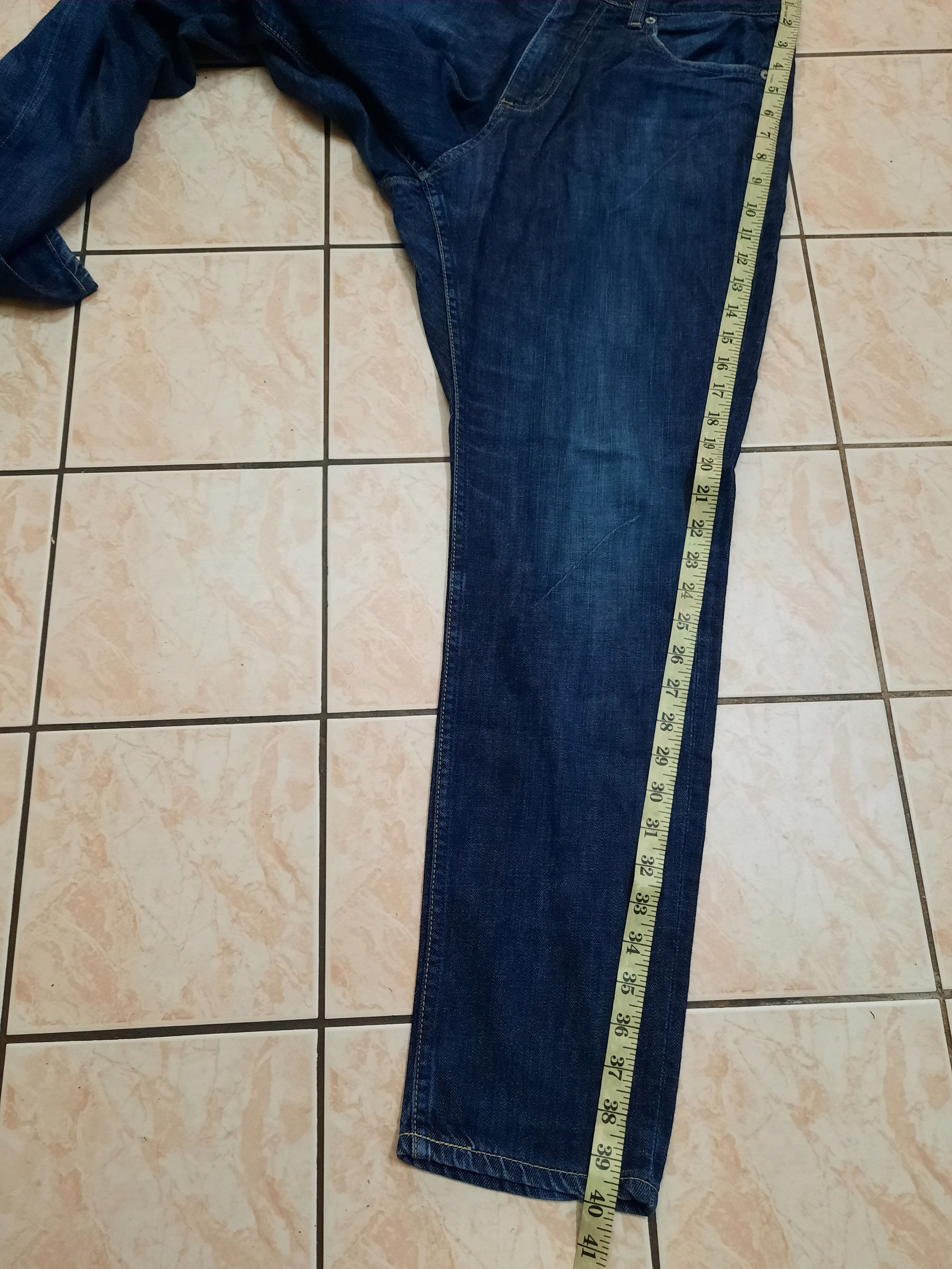 Bape A BATHING APE (BAPE) WORLD GONE MAD BLUE DENIM Size US 31 - 10 Thumbnail