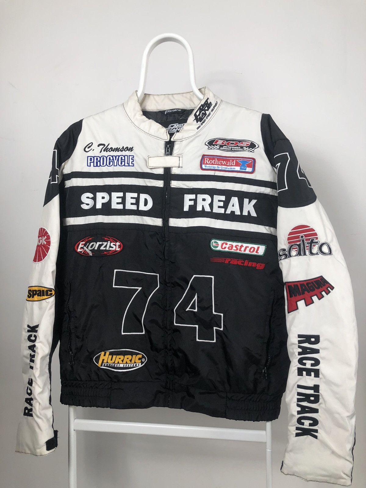 Vintage Speed Freak Racing Crew Motorcycle Vintage Jacket Bomber | Grailed