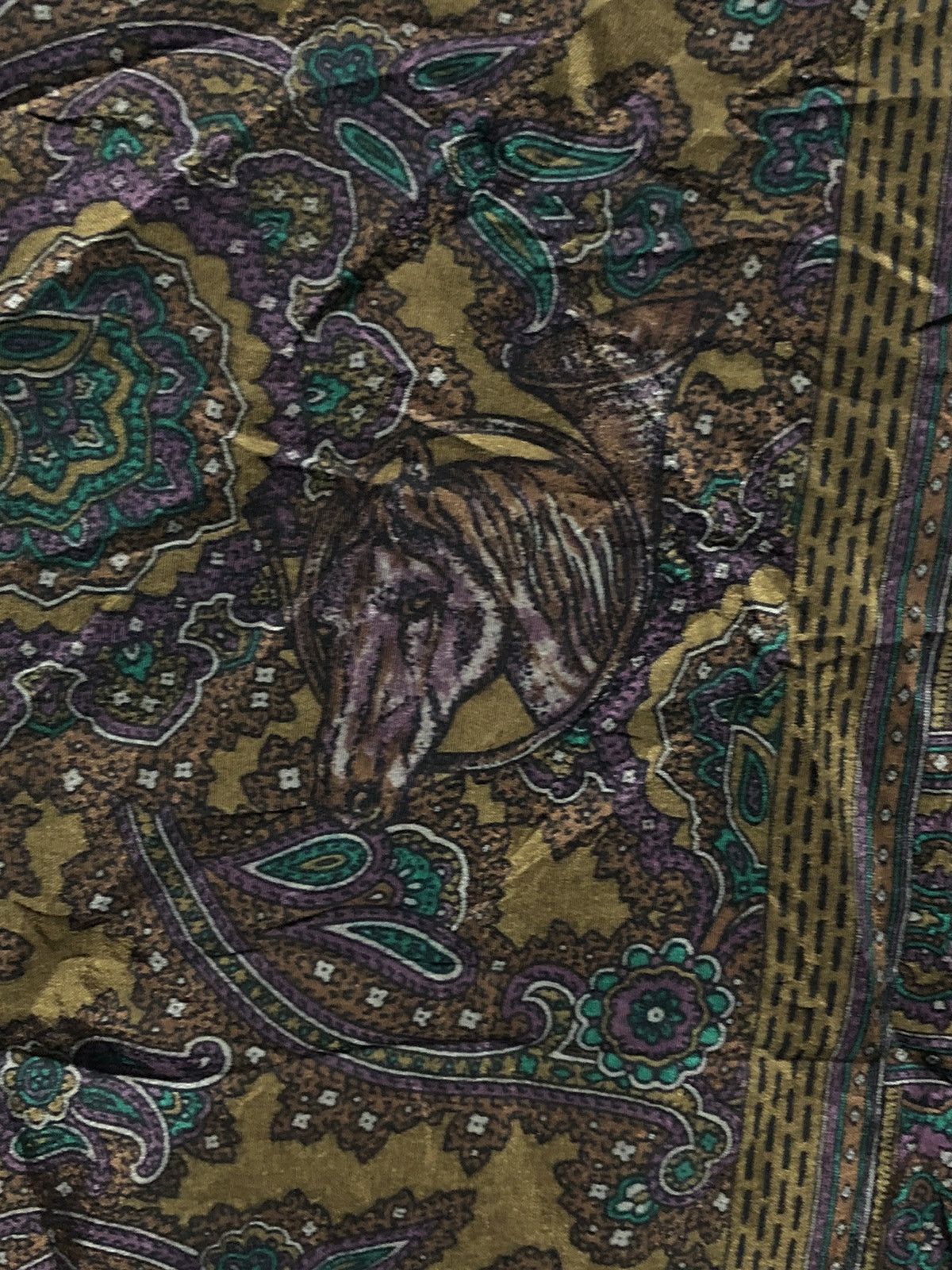 Loewe × Vintage Vintage LOEWE silk scarf Size ONE SIZE - 6 Thumbnail