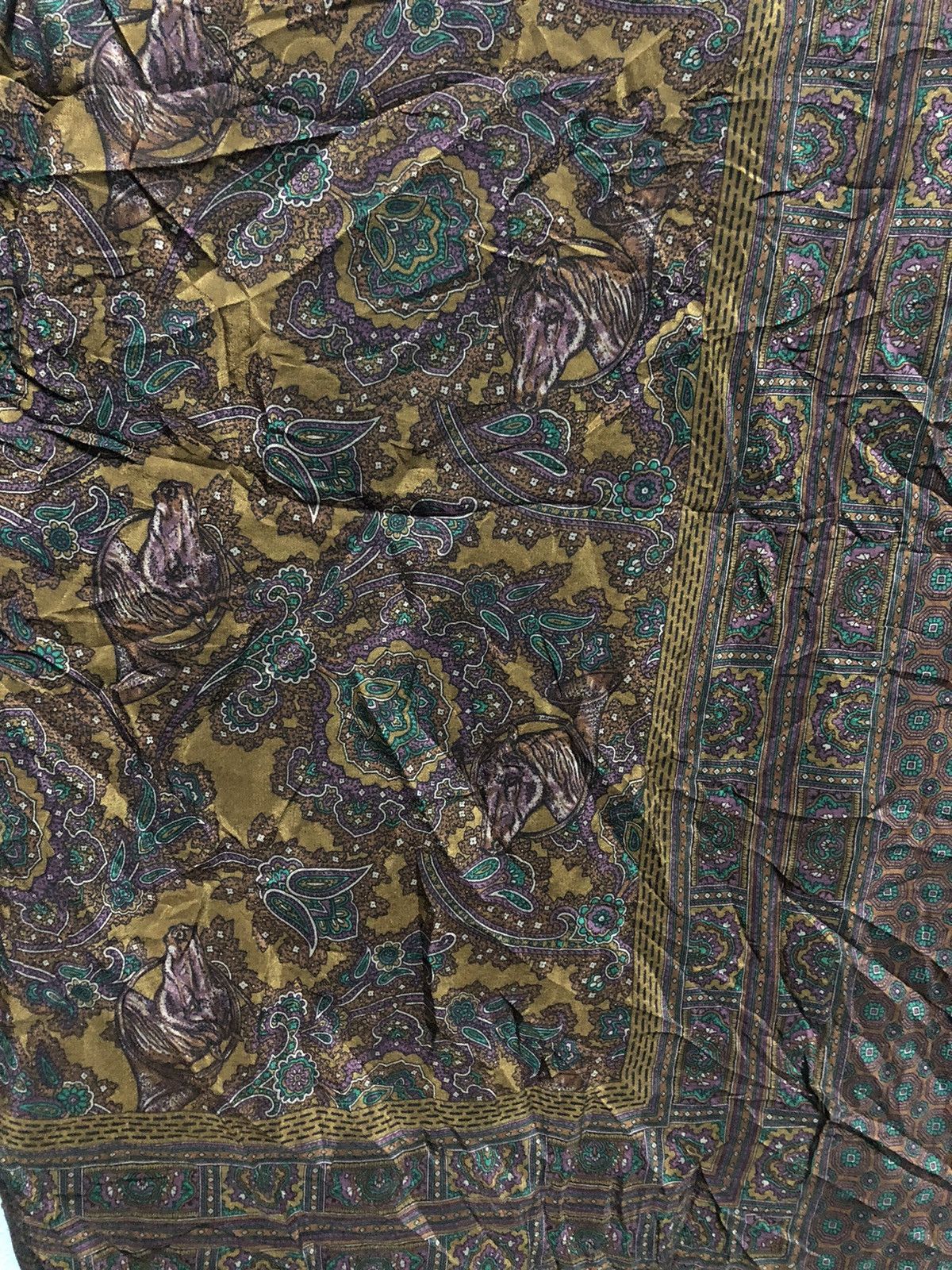 Loewe × Vintage Vintage LOEWE silk scarf Size ONE SIZE - 7 Thumbnail