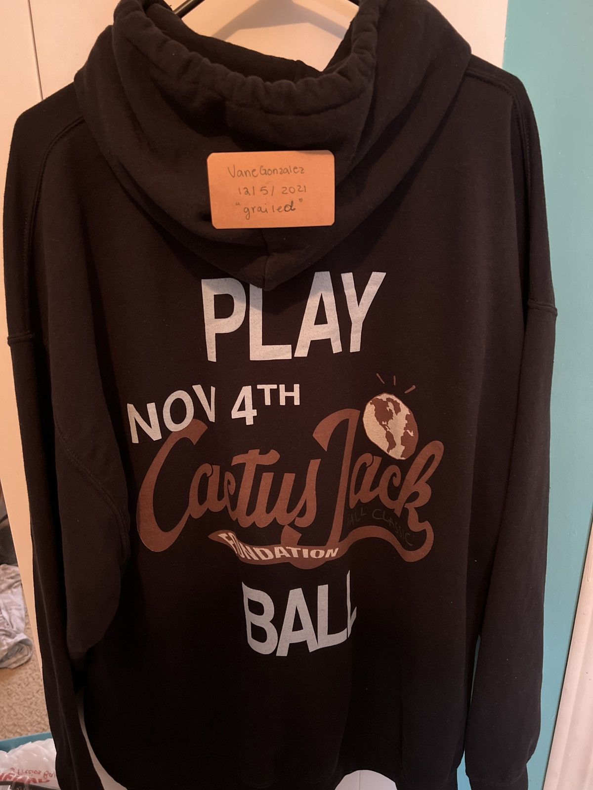Travis Scott Cactusjack foundation play ball hoodie 2021 Size US XXL / EU 58 / 5 - 4 Thumbnail