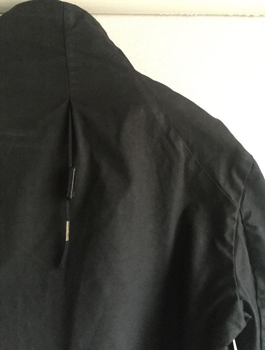 Boris Bidjan Saberi Rare Asymmetical Wax Cotton Double Layer Jacket Size US M / EU 48-50 / 2 - 15 Preview
