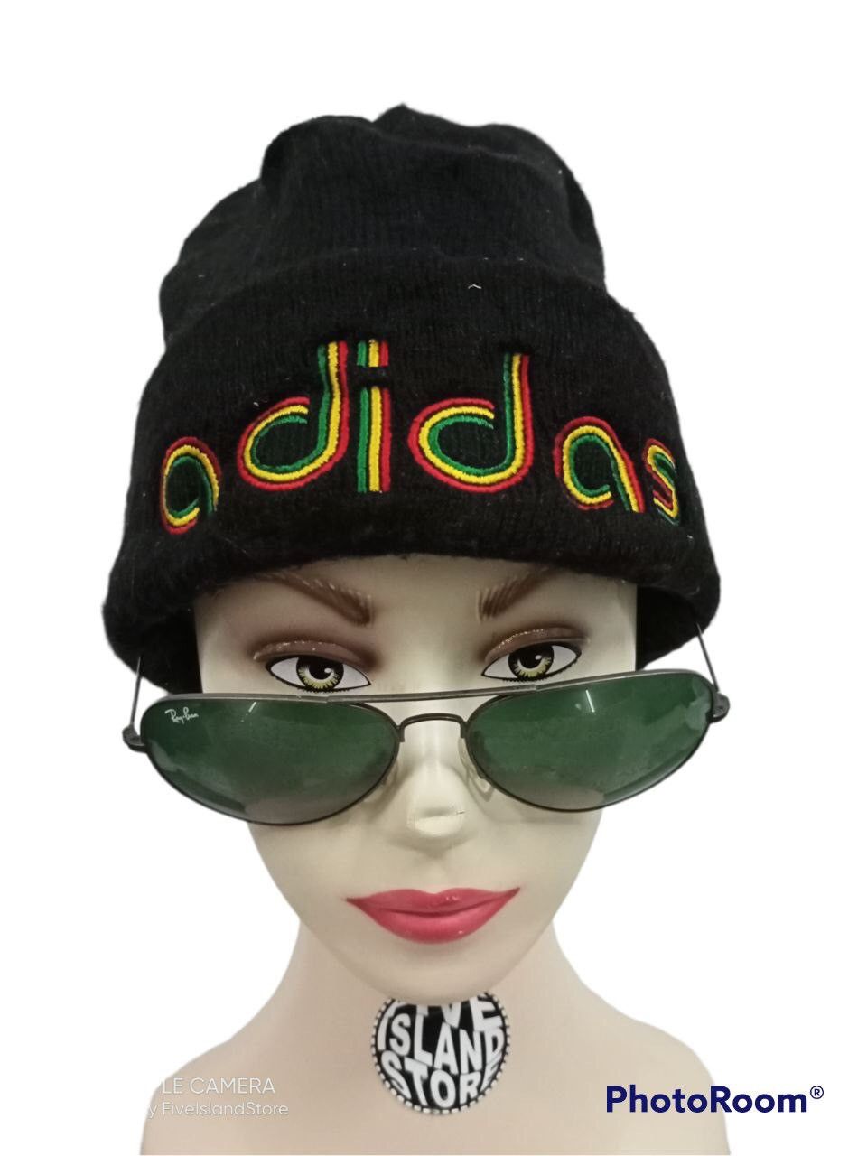 Adidas Adidas Rasta Colour Embroidery Logo Snow Cap Beanie | Grailed