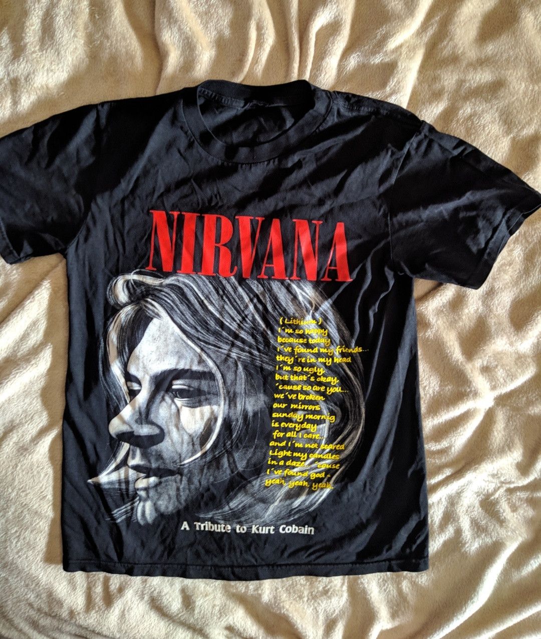 90s〜00s】NIRVANA kurt cobain bootleg tee